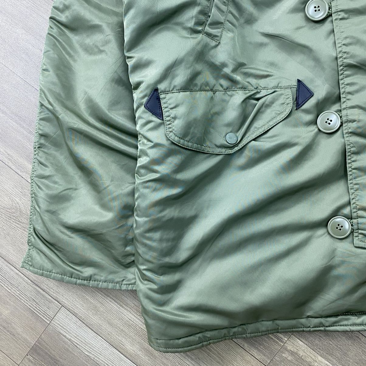 Alpha Industries Vintage Alpha Industries N3B Military Army Bomber Fur Jacket Size US XL / EU 56 / 4 - 7 Thumbnail
