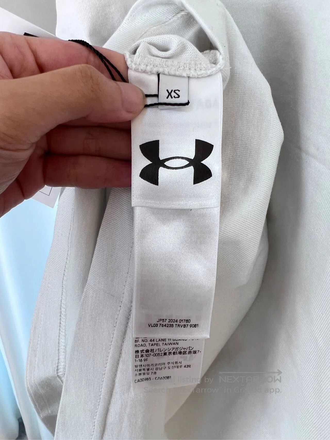 Balenciaga Balenciaga x Under Armour White Tee. Size US XS / EU 42 / 0 - 6 Thumbnail