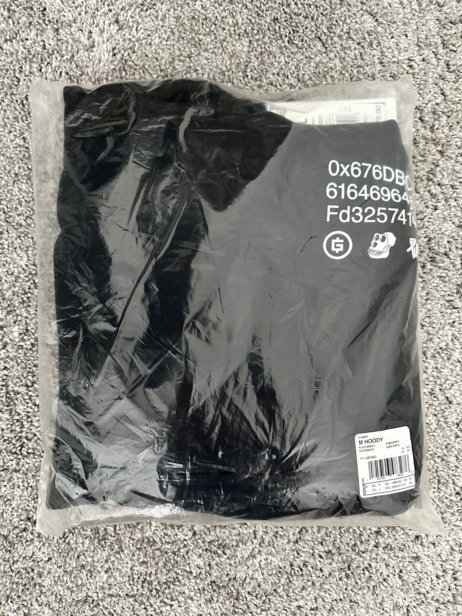 Adidas Adidas Original Into The Metaverse BAYC PUNKS Hoodie XXL Size US XXL / EU 58 / 5 - 1 Thumbnail