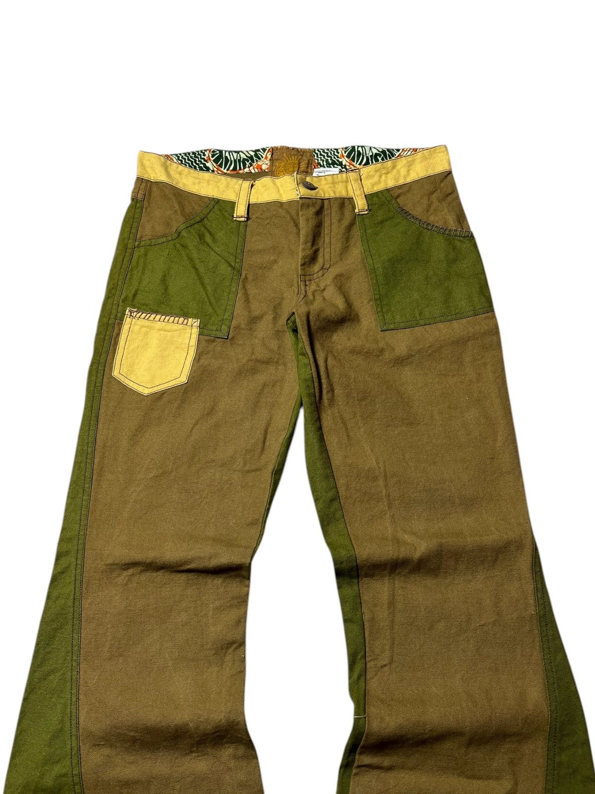 Japanese Brand Crazy Japanese Amina Flared Pants Size US 30 / EU 46 - 2 Thumbnail
