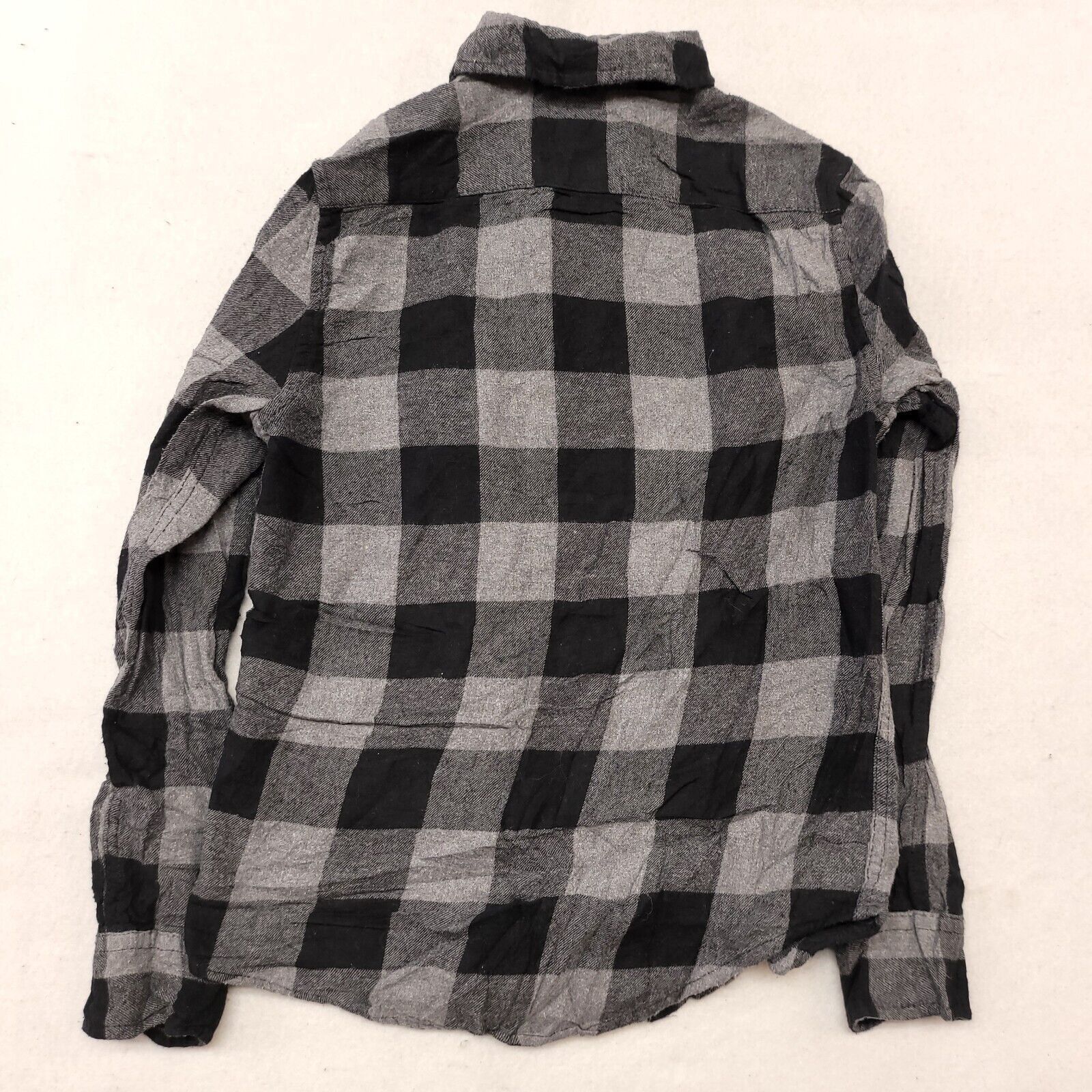 Aeropostale Aeropostale Buffalo Check Flannel Shirt Mens Size XS Gray Size US XS / EU 42 / 0 - 9 Thumbnail