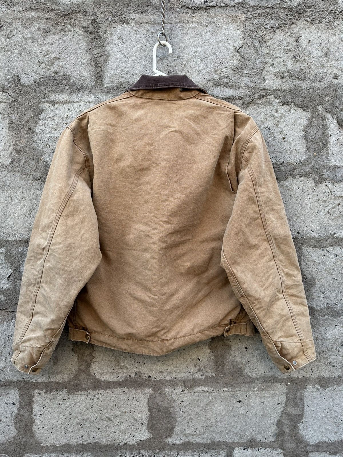 Carhartt × Vintage 1980's Vintage Carhartt Detroit Jacket 6QLJT 46 Tall Size US L / EU 52-54 / 3 - 8 Thumbnail
