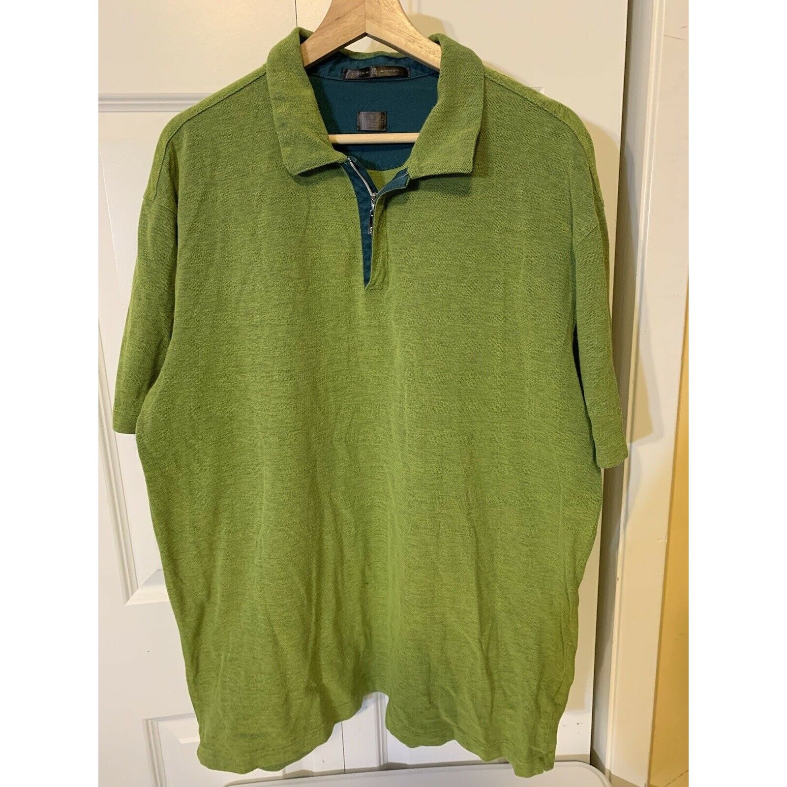 Tiger Woods Tiger Woods Green Men’s Sz XL 1/4 zip Polo Shirt Size US XL / EU 56 / 4 - 7 Thumbnail