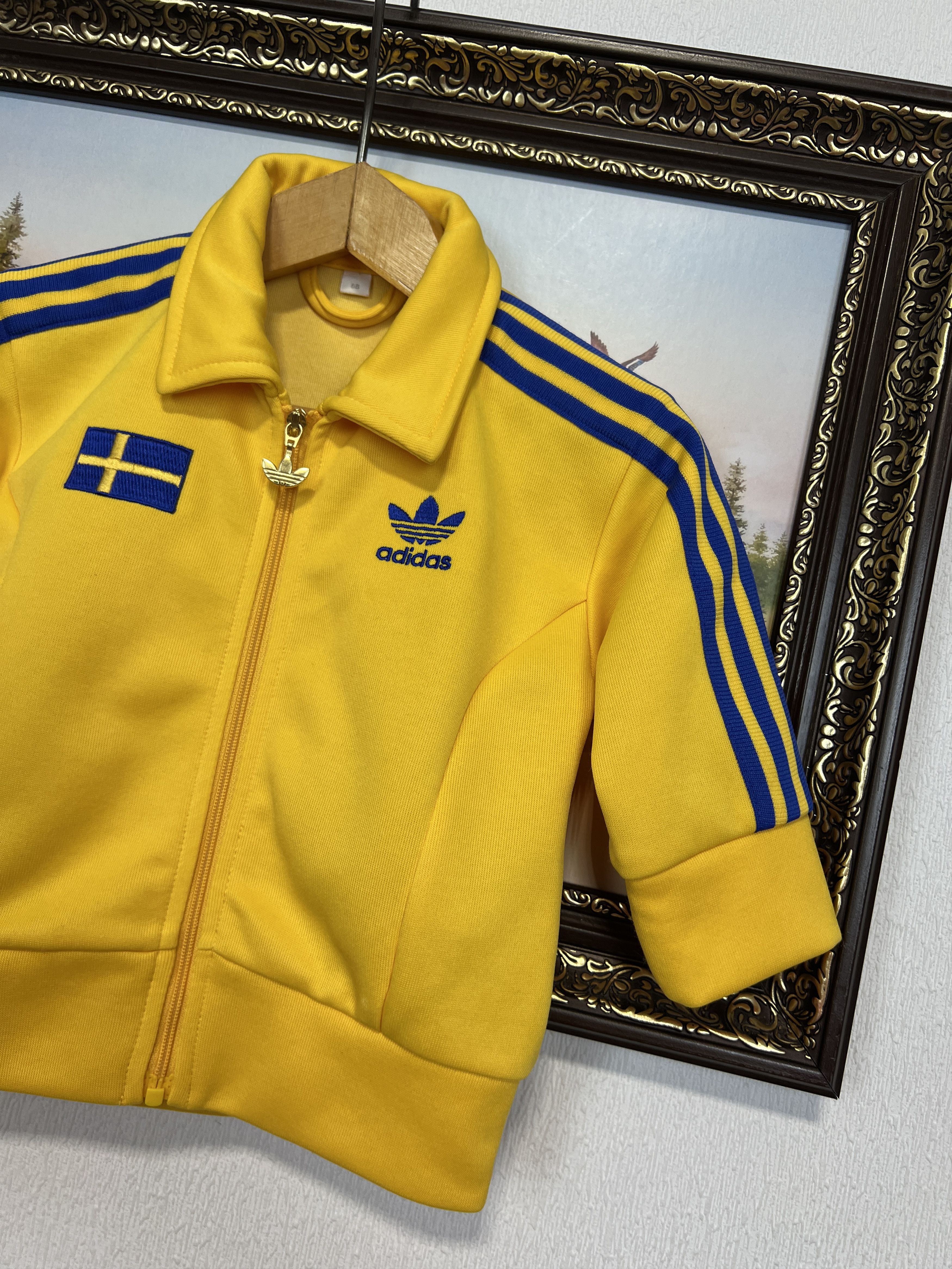 Adidas Sweden Football Jacket Track World Cup Size Boys 6M Size US XXS / EU 40 - 3 Thumbnail