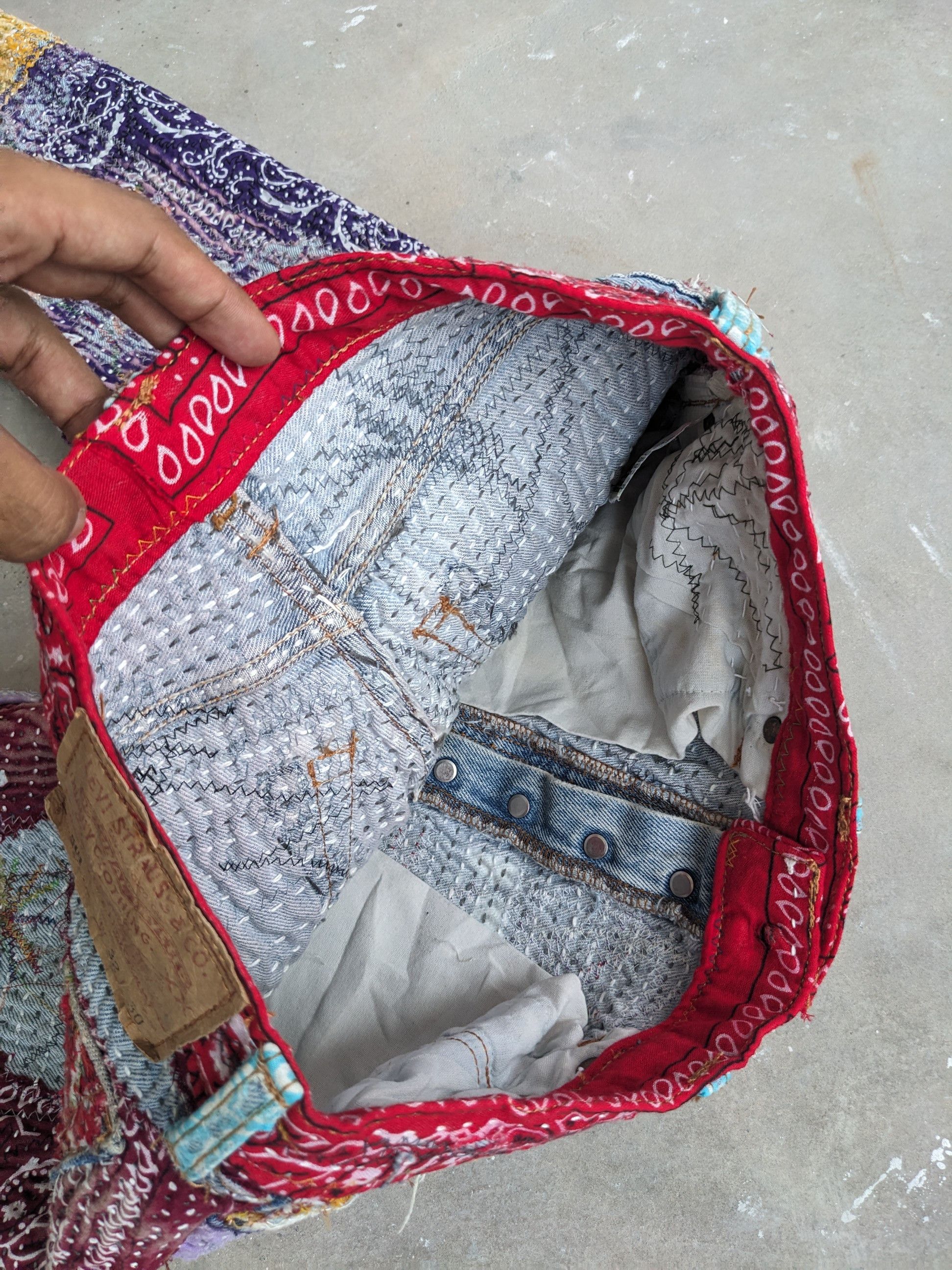 Japanese Brand × Levi's × Vintage OPEN ORDER 🔥 Inspired Proleta Re Art Uroboros Levis Denim Size US 30 / EU 46 - 19 Thumbnail