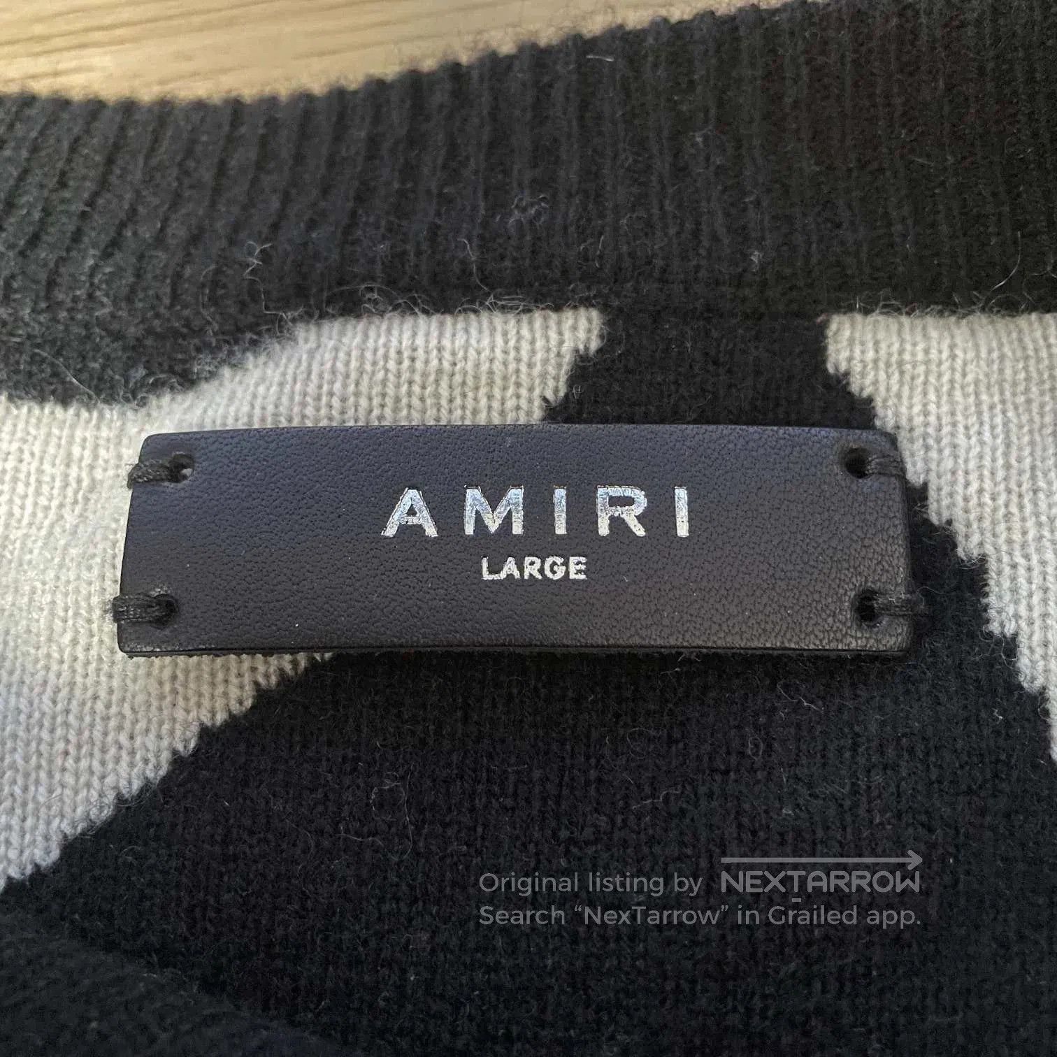 Amiri Heart Pattern Knit Sweater in Multi. Size US M / EU 48-50 / 2 - 3 Thumbnail