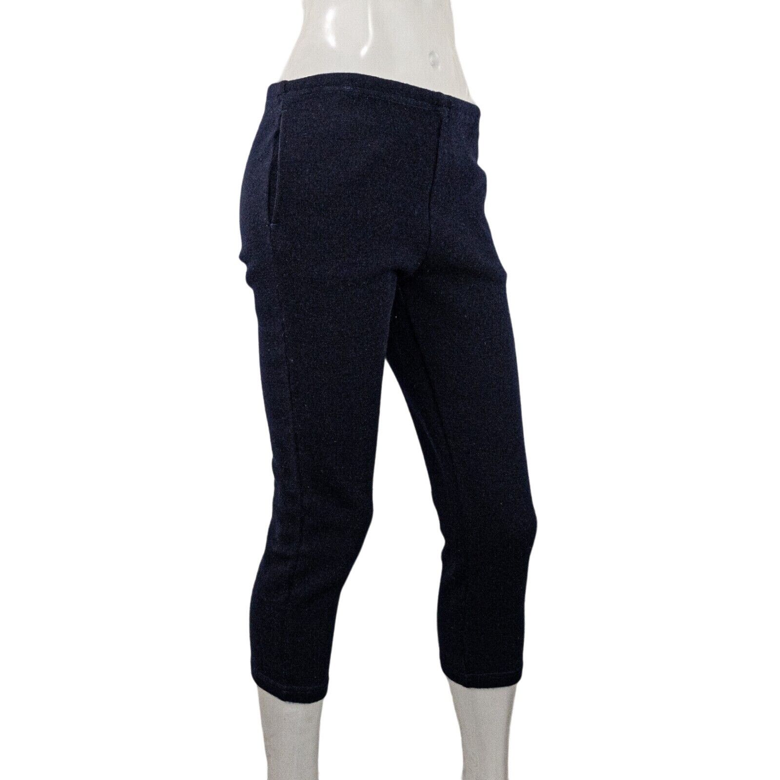 Engineered Garments ENGINEERED GARMENTS NY Wool Poly Knit Cropped Pant Navy Size 30" / US 8 / IT 44 - 8 Thumbnail