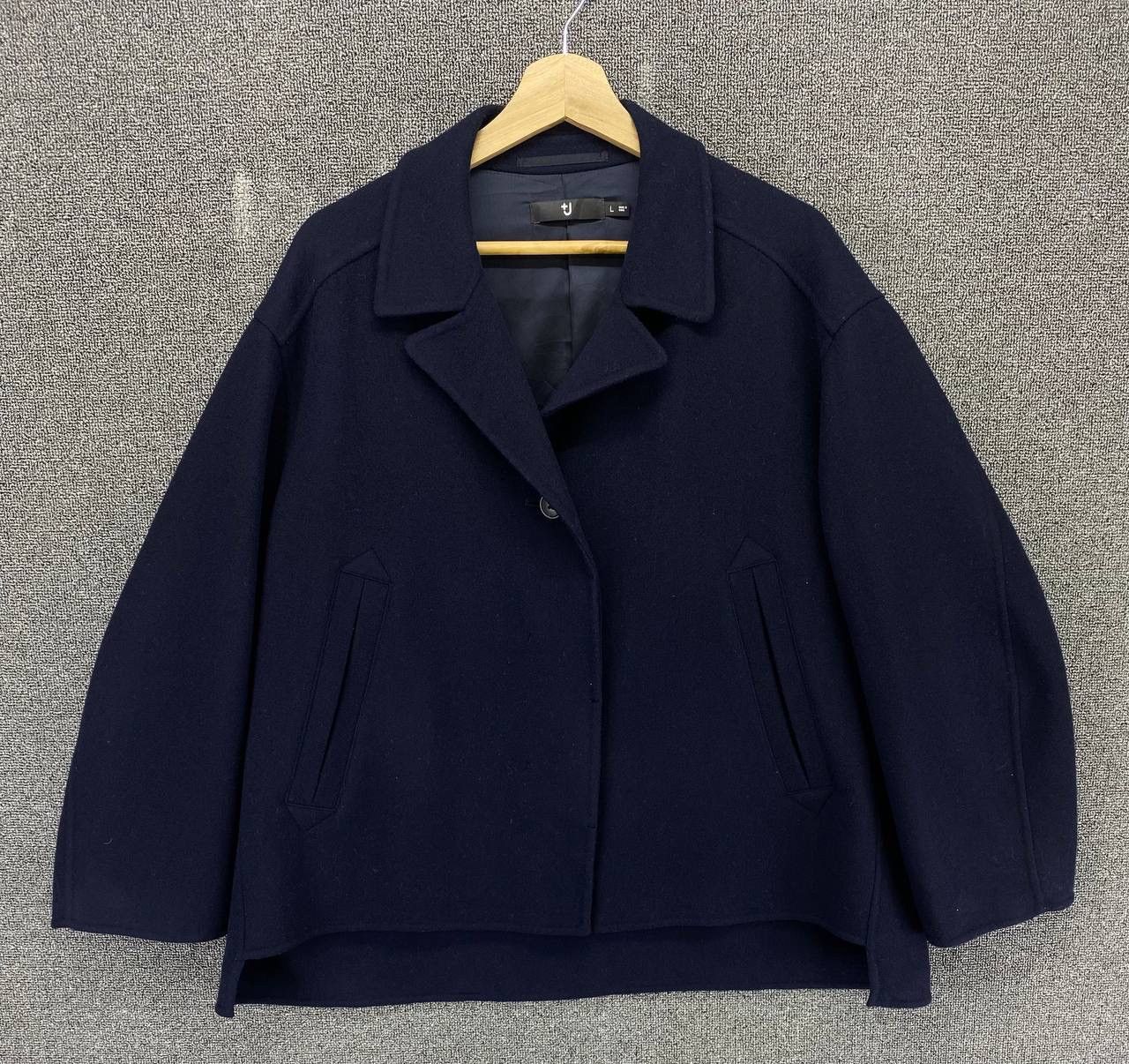 Jil Sander Jill Sander x Uniqlo Beigi Wool Coat Jacket Size L / US 10 / IT 46 - 2 Thumbnail