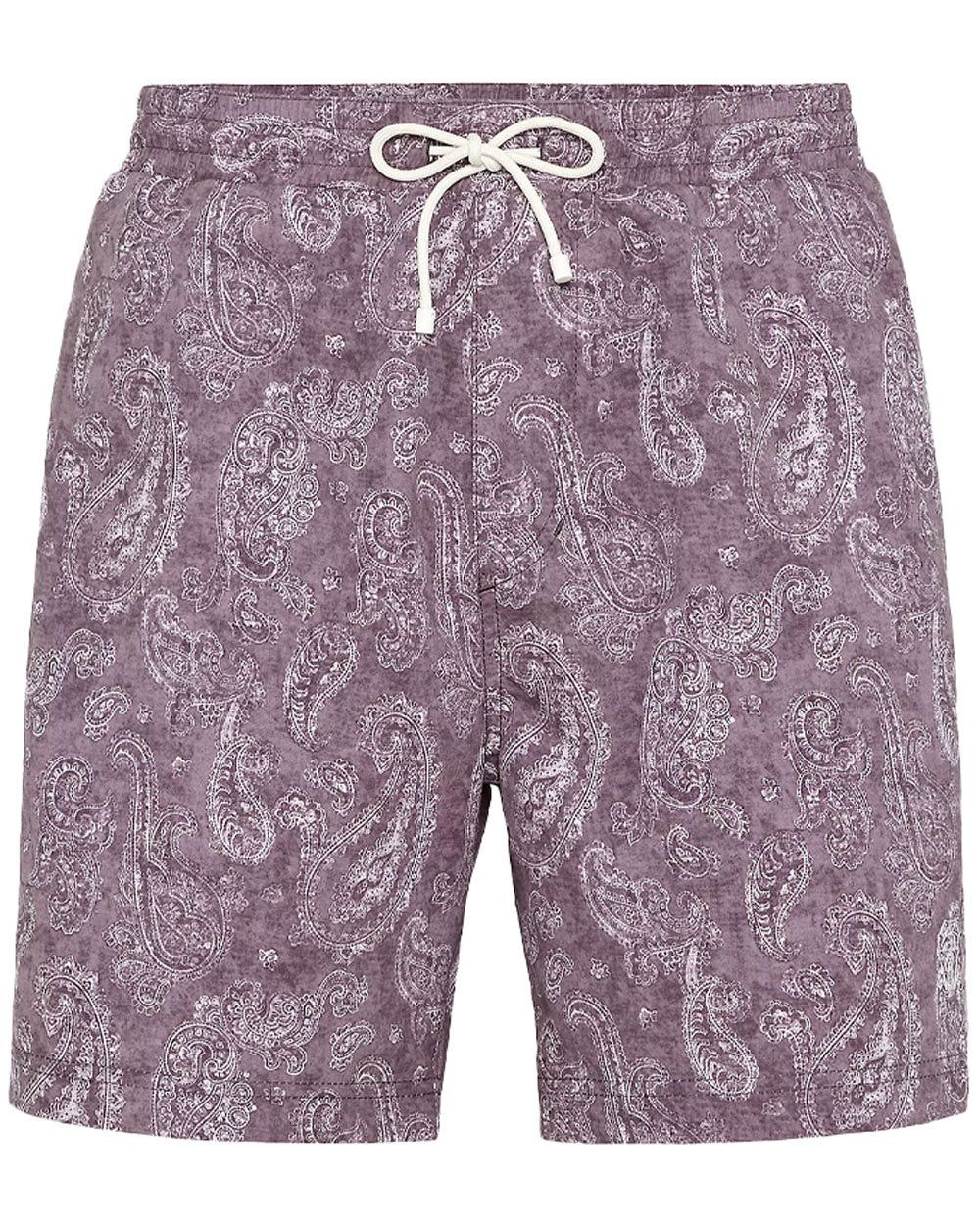 Brunello Cucinelli o1la1rc1a0325 Bathing Suit Shorts in Purple Size US 34 / EU 50 - 1 Thumbnail