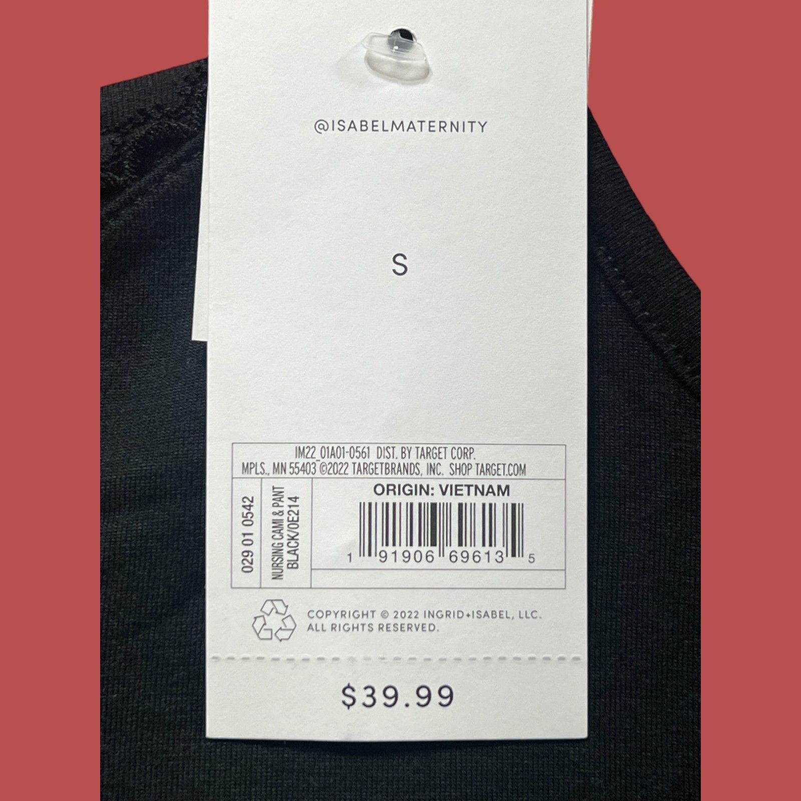 Other Isabel Maternity - Nursing Maternity Pajama Tank Top - Black Size ONE SIZE - 12 Thumbnail