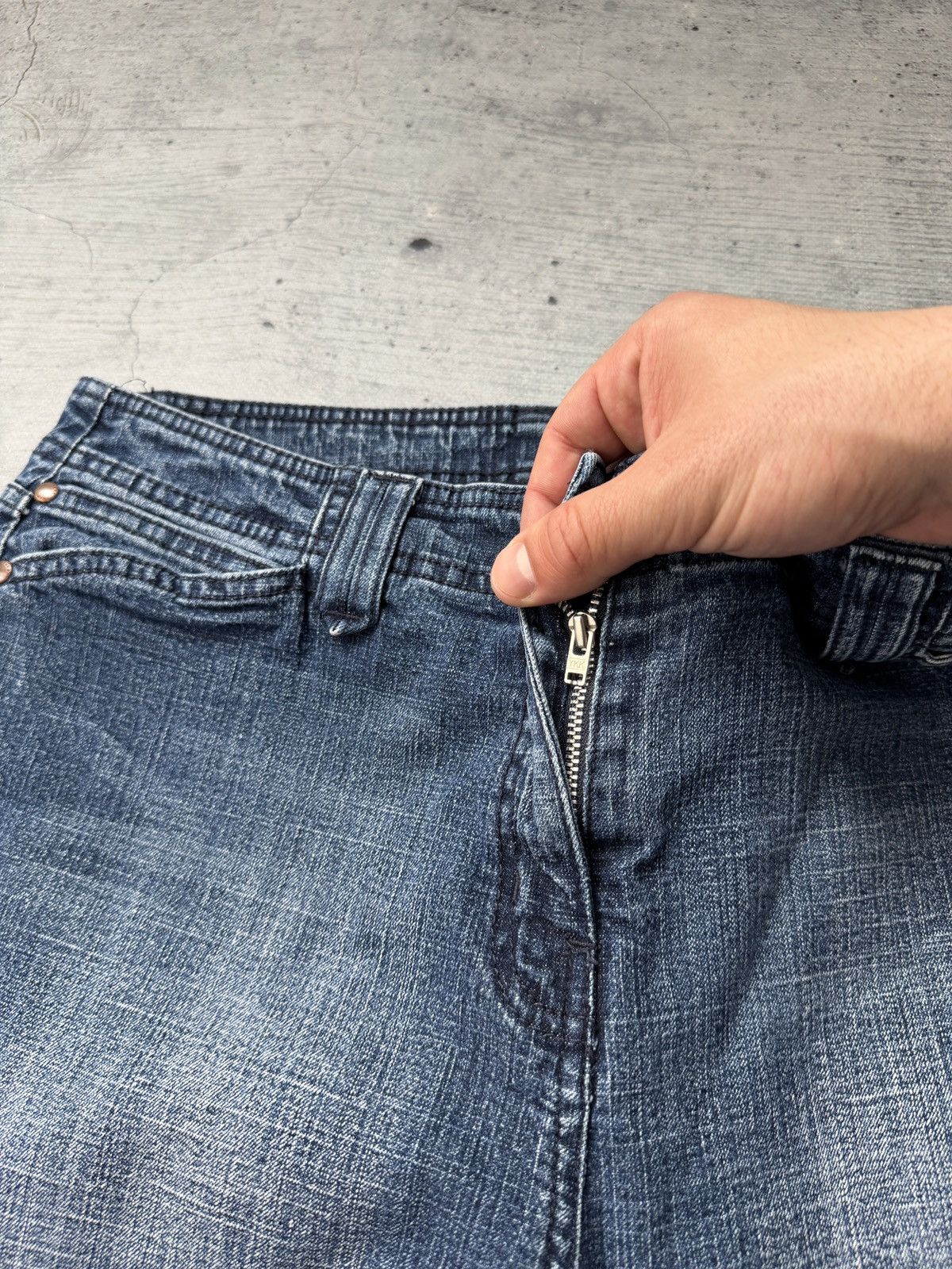 Vintage ARCHIVE Baggy Y2K Jeans / Underground Number Nine Style 90s Size US 32 / EU 48 - 5 Thumbnail