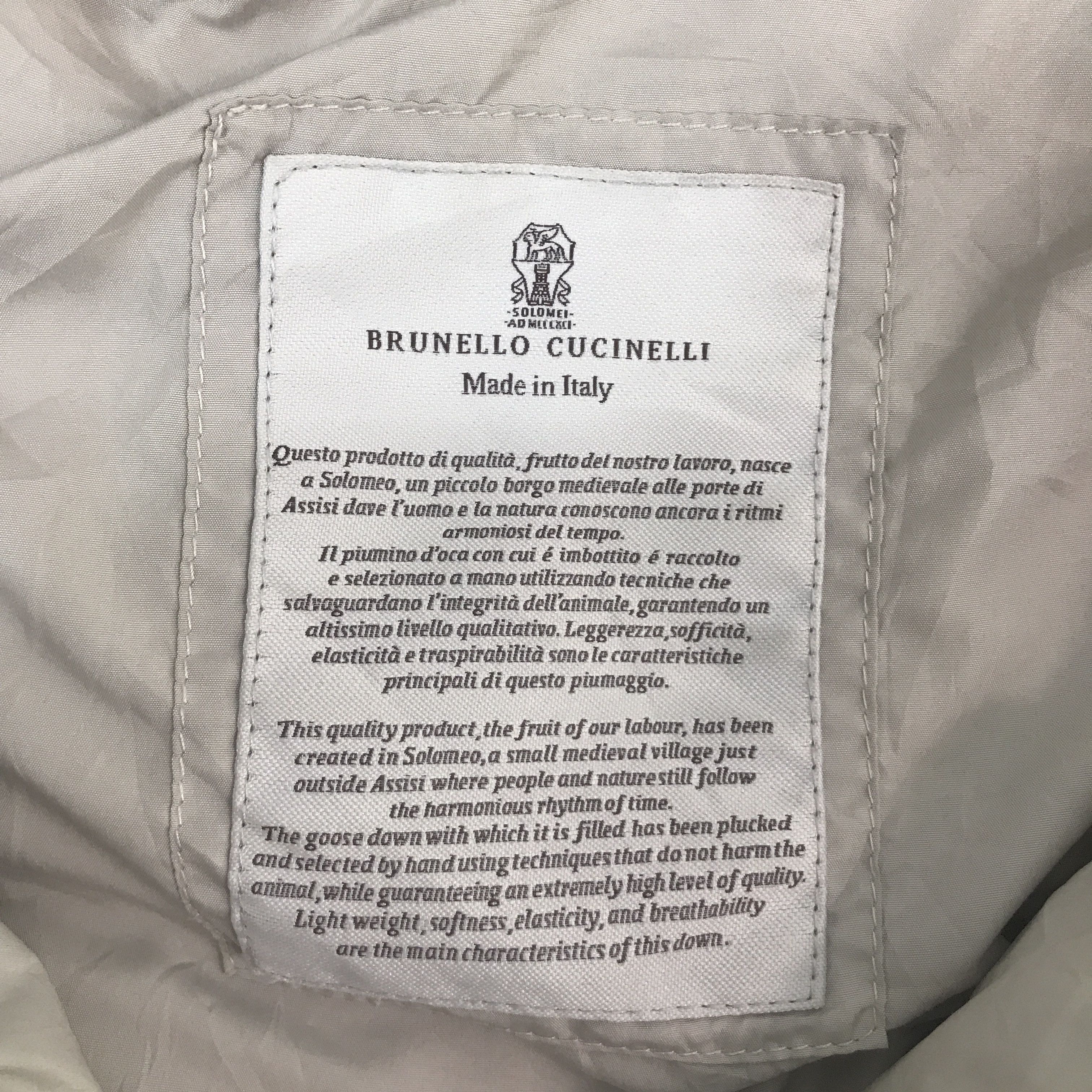 Brunello Cucinelli BRUNELLO CUCINELLI QUILTED STYLE JACKET Size S / US 4 / IT 40 - 12 Thumbnail