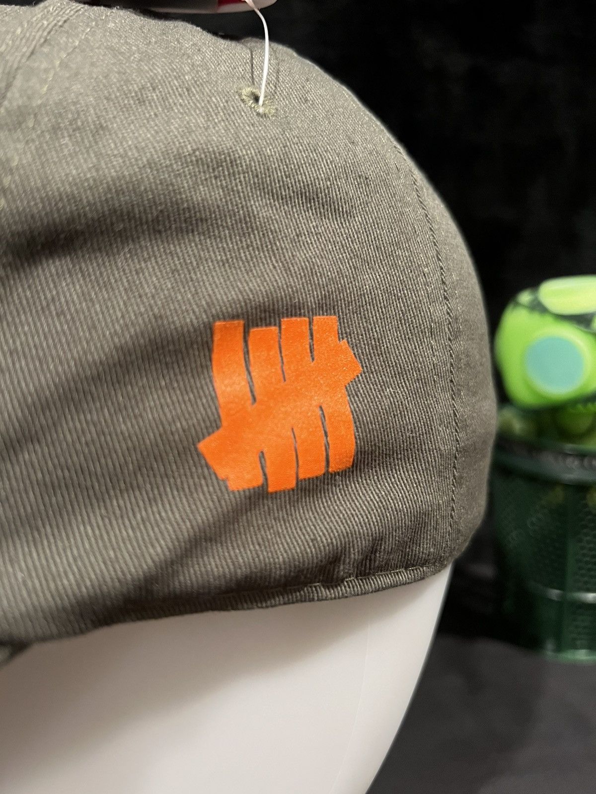 Anti Social Social Club × Undefeated 🧢 One Size | ASSC X Undefeated Paranoid Olive Cap Size ONE SIZE - 5 Thumbnail