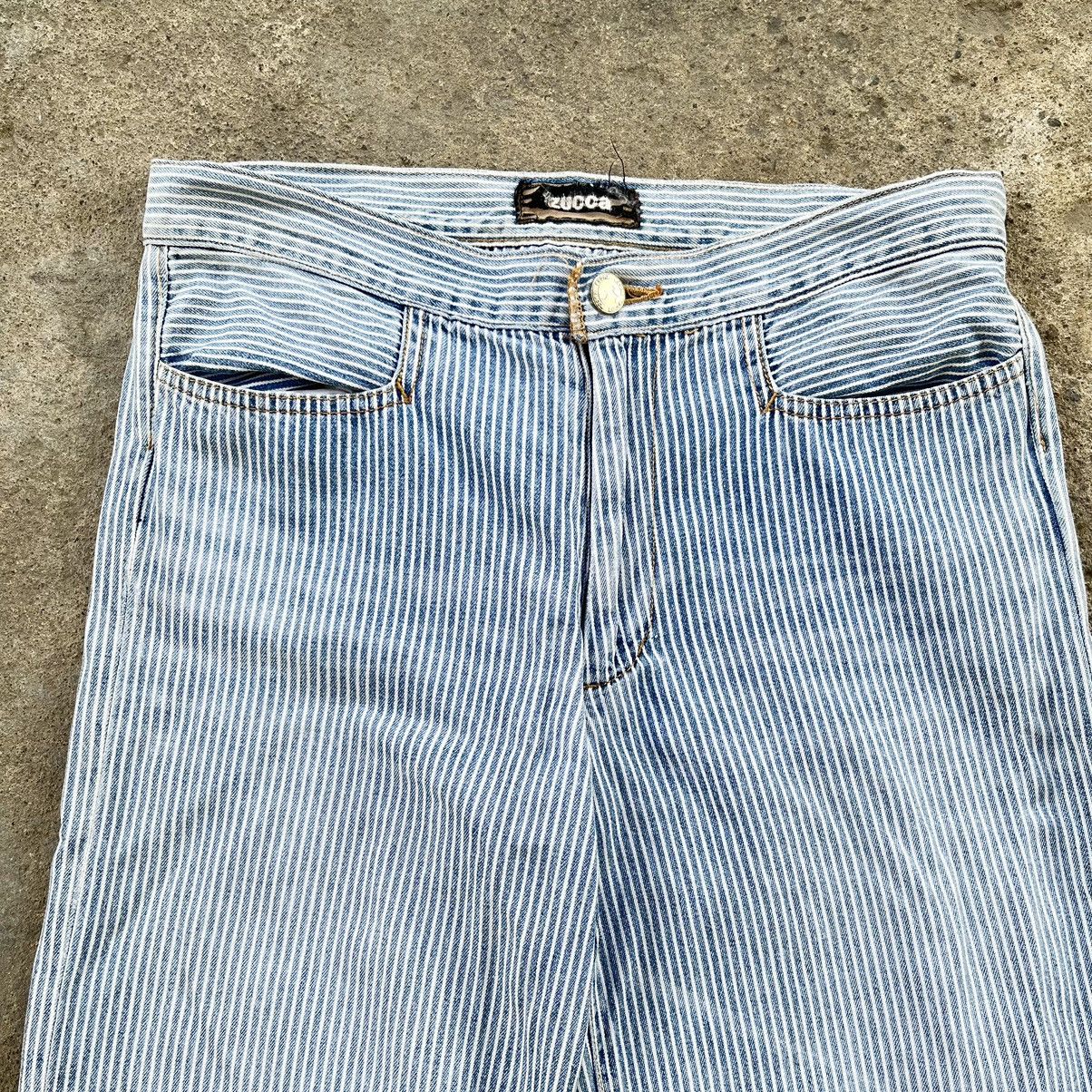 Issey Miyake × Japanese Brand × Zucca Zucca Hickory Baggy Trouser Pants Size 28" / US 6 / IT 42 - 4 Thumbnail