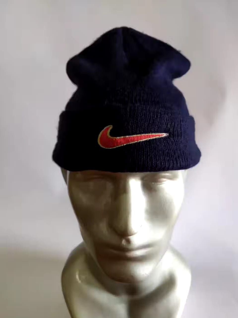 Vintage Nike Embroidery Swoosh Logo Beanie Hats