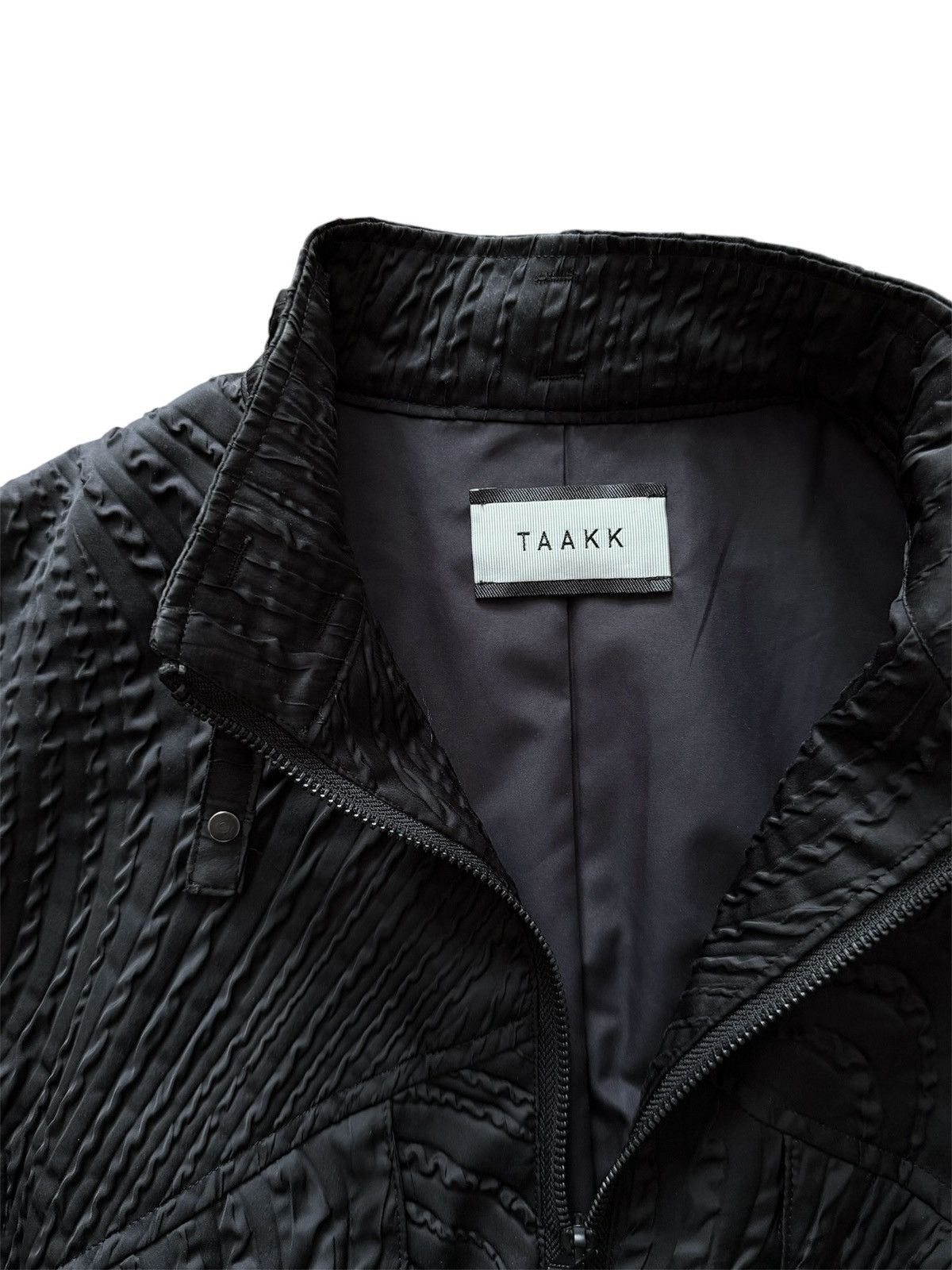 TAAKK Taakk Textured Bomber Jacket Size S / US 4 / IT 40 - 5 Thumbnail
