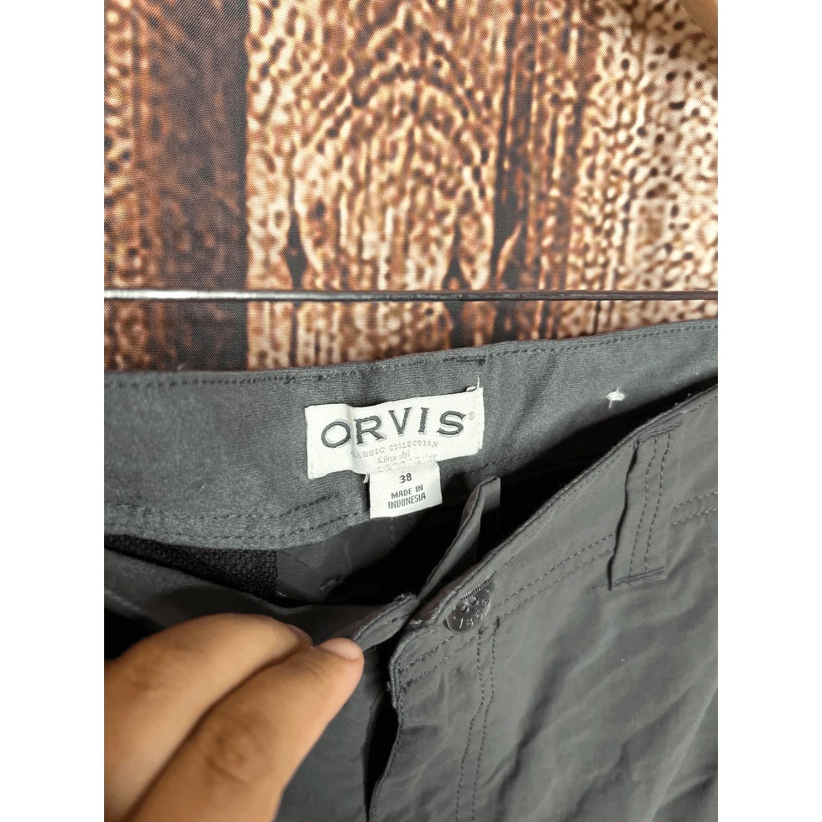 Orvis Orvis Cargo Shorts Mens 38 Gray Performance Stretch Cargo Shorts Mens 38 Gray Size US 38 / EU 54 - 2 Thumbnail