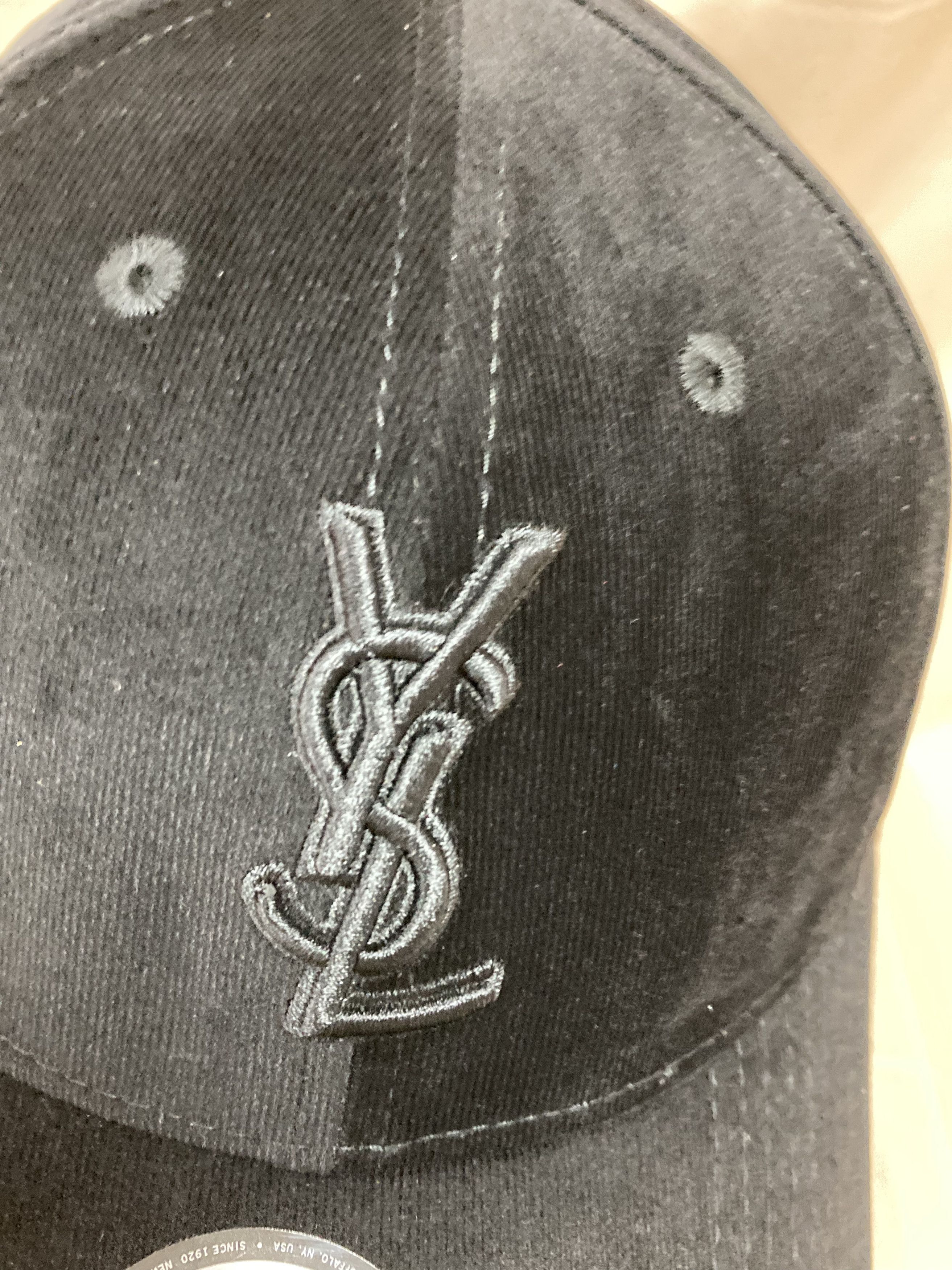 Yves Saint Laurent YSL Sunscreen baseball Corduroy cap Size ONE SIZE - 8 Thumbnail