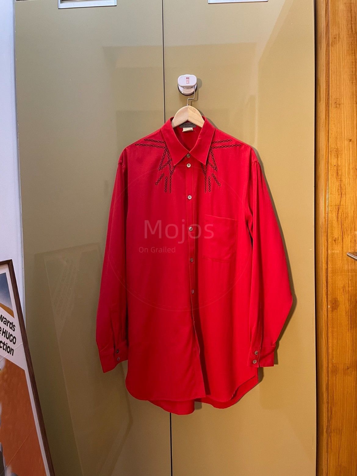 Yohji Yamamoto Sz F Yohji Yamamoto Pour Homme 89AW Stitches Shirt-2508 Size US L / EU 52-54 / 3 - 1 Thumbnail