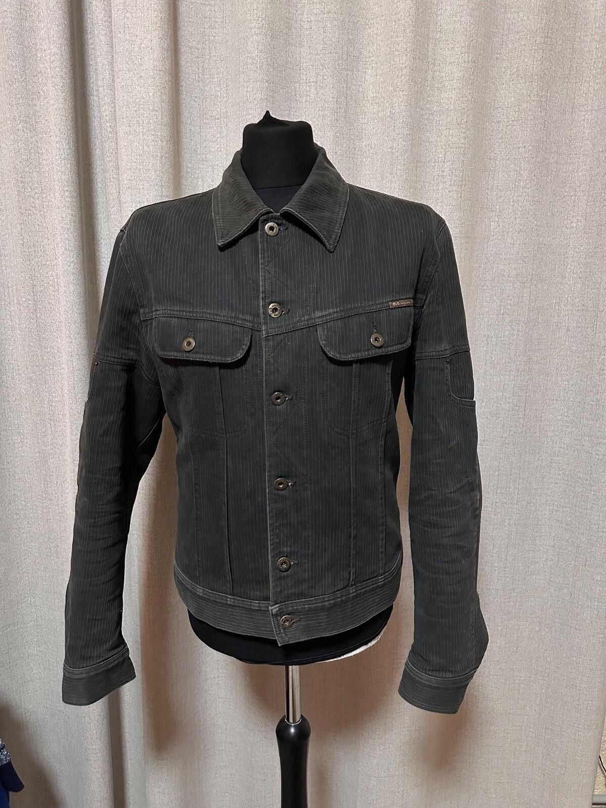 Dolce & Gabbana AW2003 Dolce & Gabbana Grey Corduroy Buttoned Jacket Sz M Size US M / EU 48-50 / 2 - 1 Thumbnail
