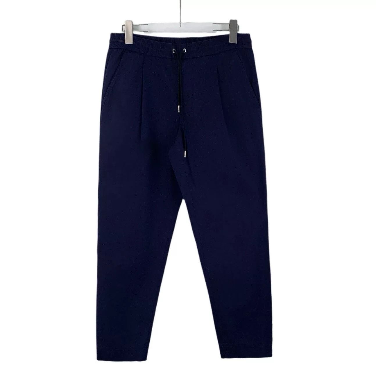Moncler Moncler Navy Cotton Drawstring Casual Pants Size US 30 / EU 46 - 1 Thumbnail