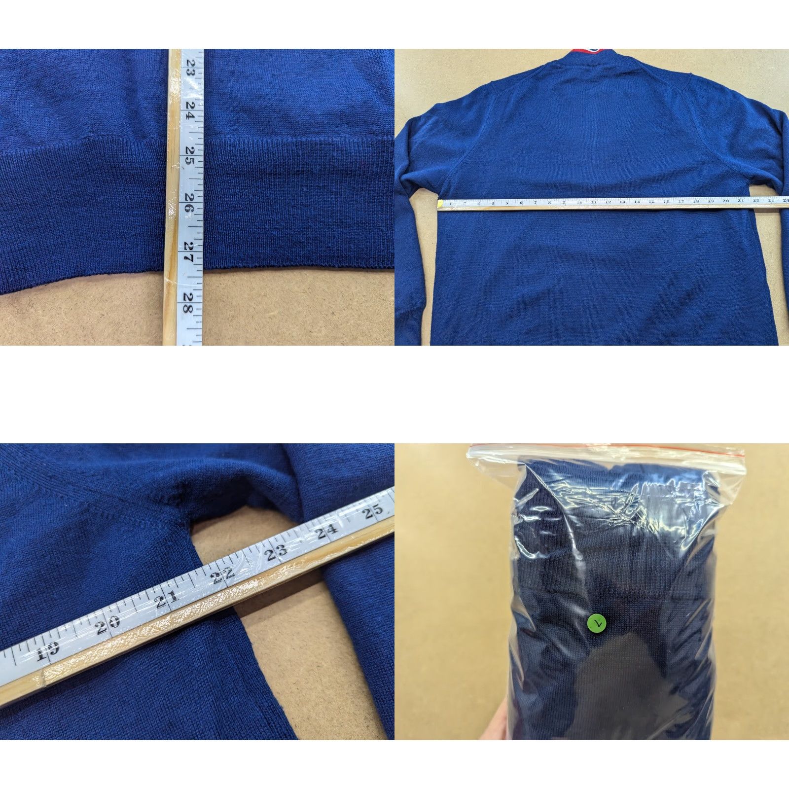 Colmar COLMAR Sweater Mens Large Windstopper Wool Blend 1/4 Zip Thermo Blue Casual Knit Pullover Mens Size US L / EU 52-54 / 3 - 10 Thumbnail