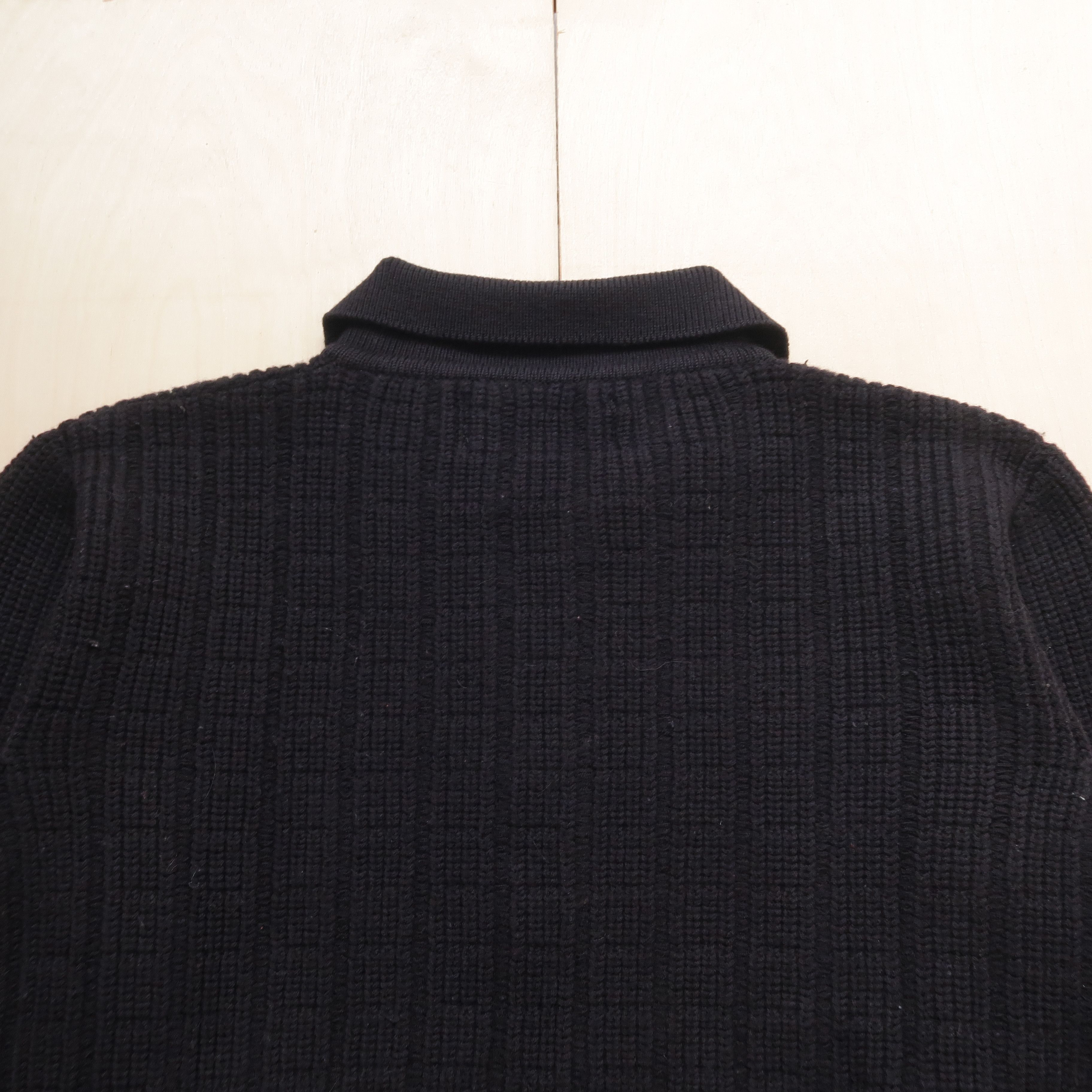 Ermenegildo Zegna × The Elder Statesman Ermenegildo Zegna Yachting Cable Square Knit Fuzzy Jacket Size US M / EU 48-50 / 2 - 17 Thumbnail