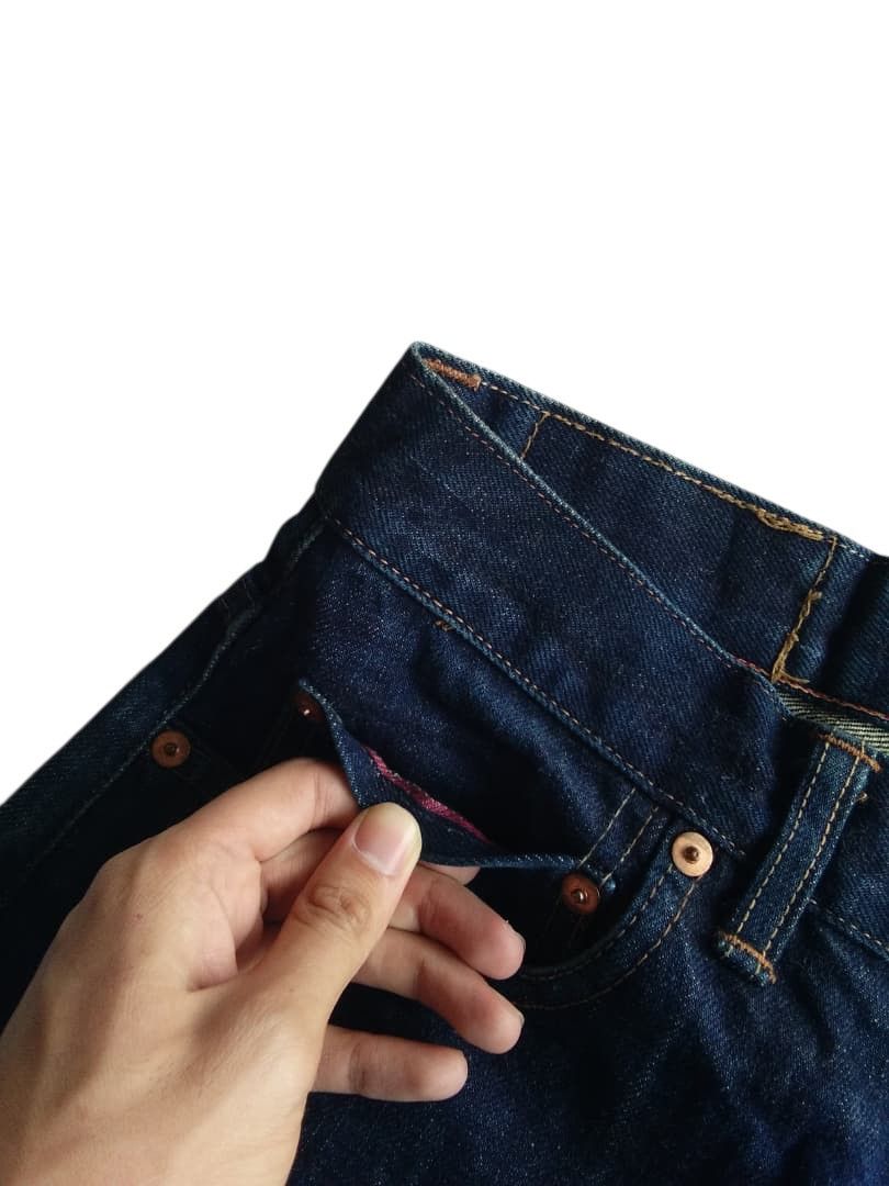 Kapital BLUE BLUE PURE INDIGO HOLLYWOOD RANCH MARKET JAPANESE DENIM Size US 29 - 9 Thumbnail