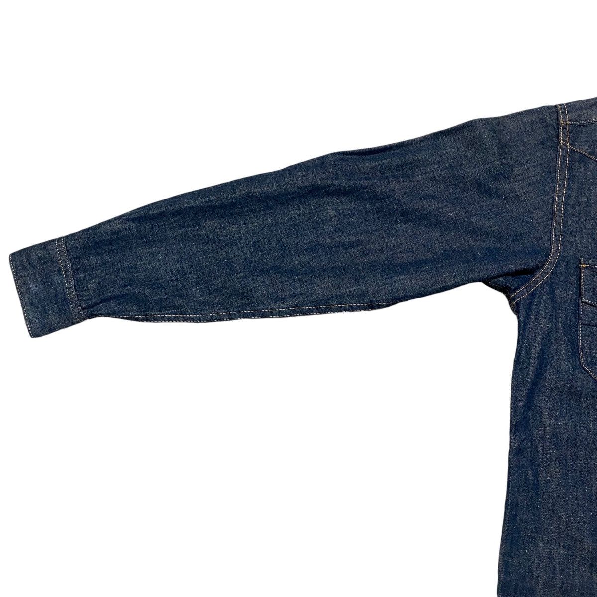 45rpm Made in Indigo Western Denim Shirt Size US XS / EU 42 / 0 - 7 Thumbnail