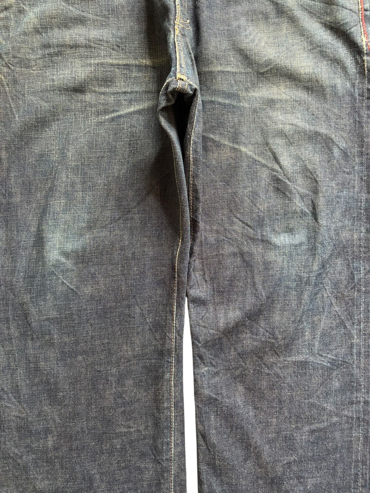 Designer × Japanese Brand Vintage Japanese Brand Blue Wash Loose Baggy Jeans Size US 37 - 6 Thumbnail