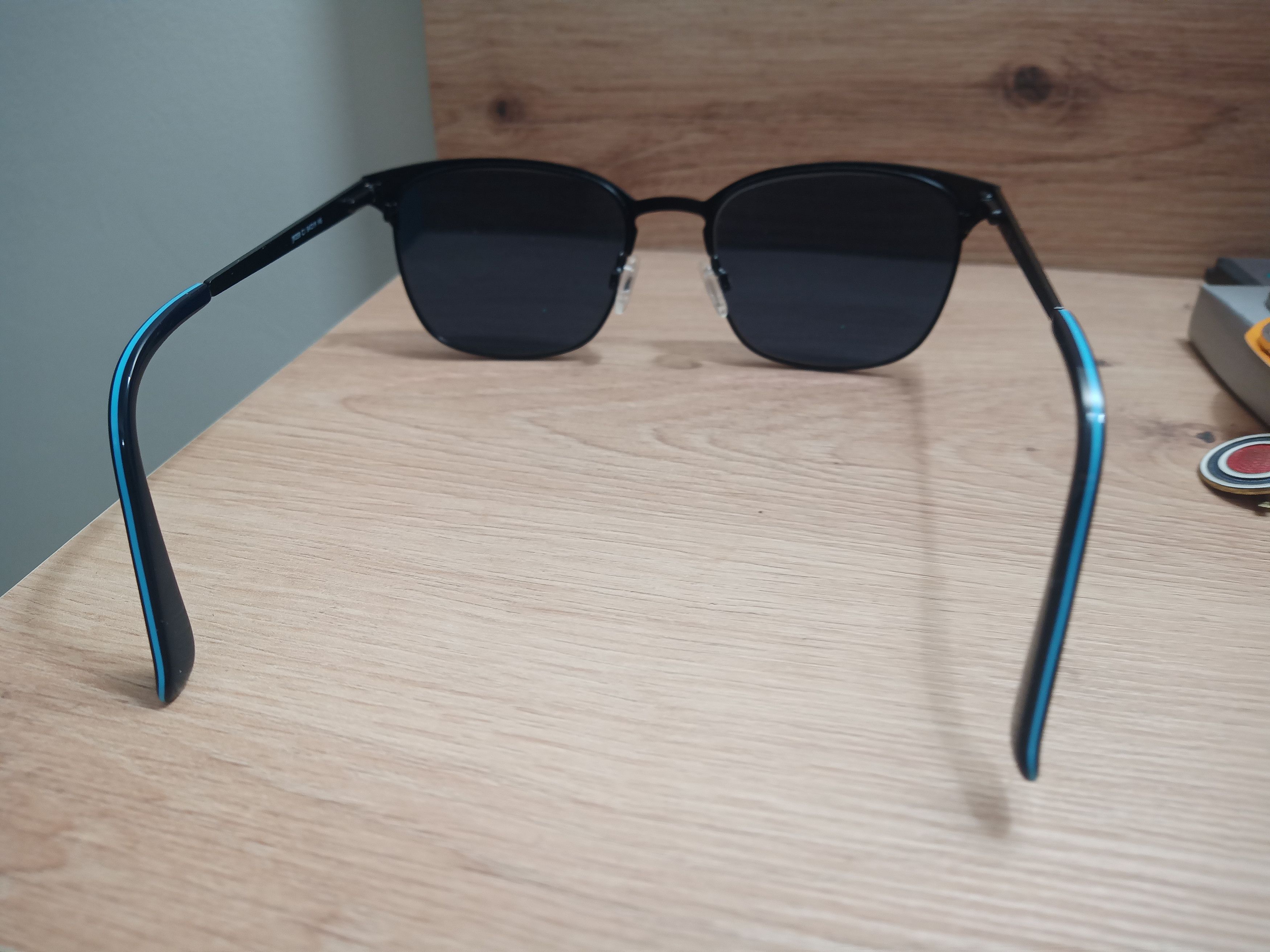 Japanese Brand JAI KUDO eyeglasses BLUE SQUARE glasses frame MOD: JK058 C1 Size ONE SIZE - 2 Thumbnail