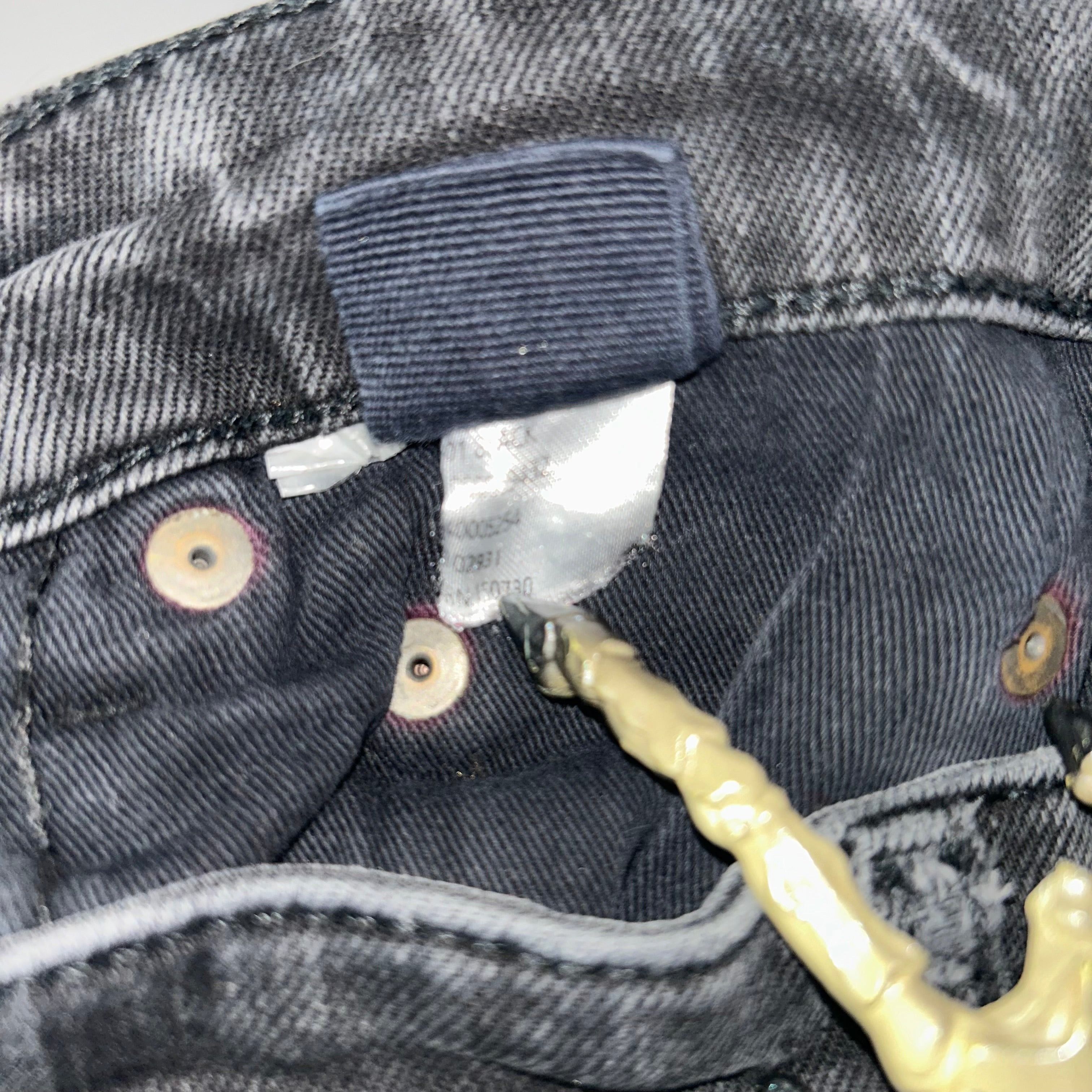 Ksubi Ksubi Jeans KM82 Stretch Faded Black button Fly Distressed Size US 34 / EU 50 - 5 Thumbnail