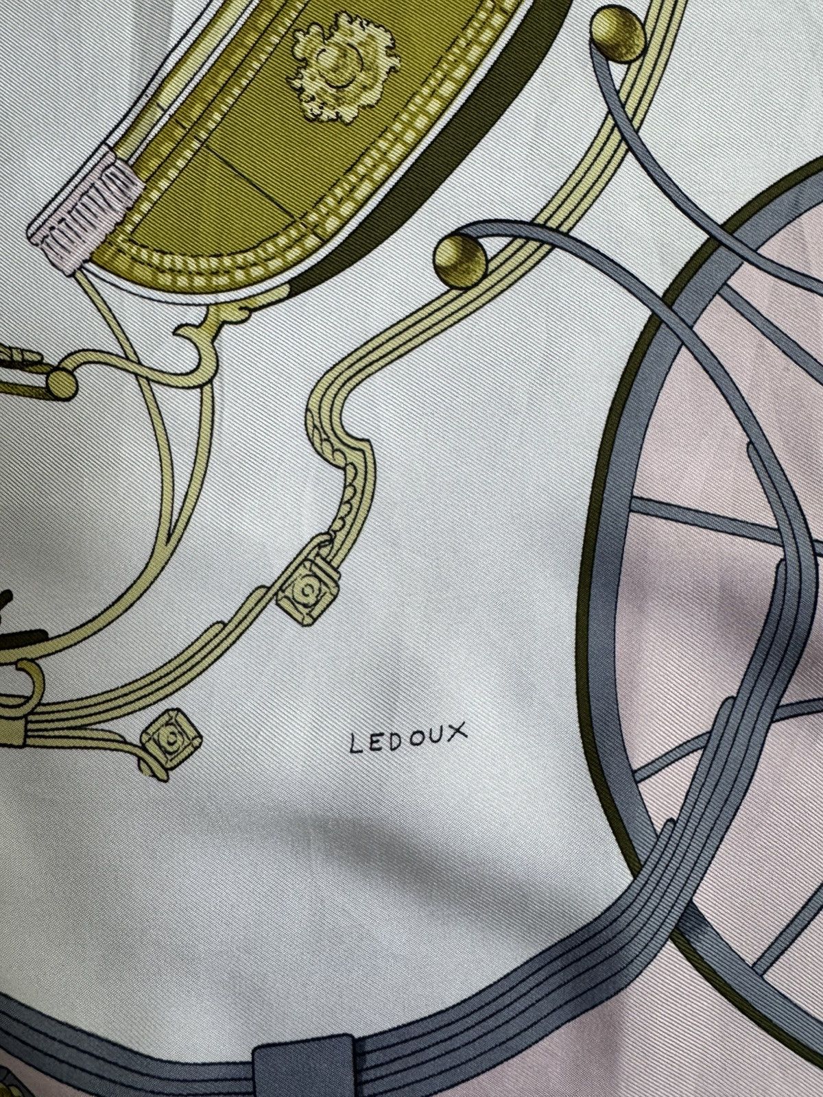 Hermes vintage Hermès Springs scarf designed by Philippe Ledoux Size ONE SIZE - 8 Thumbnail