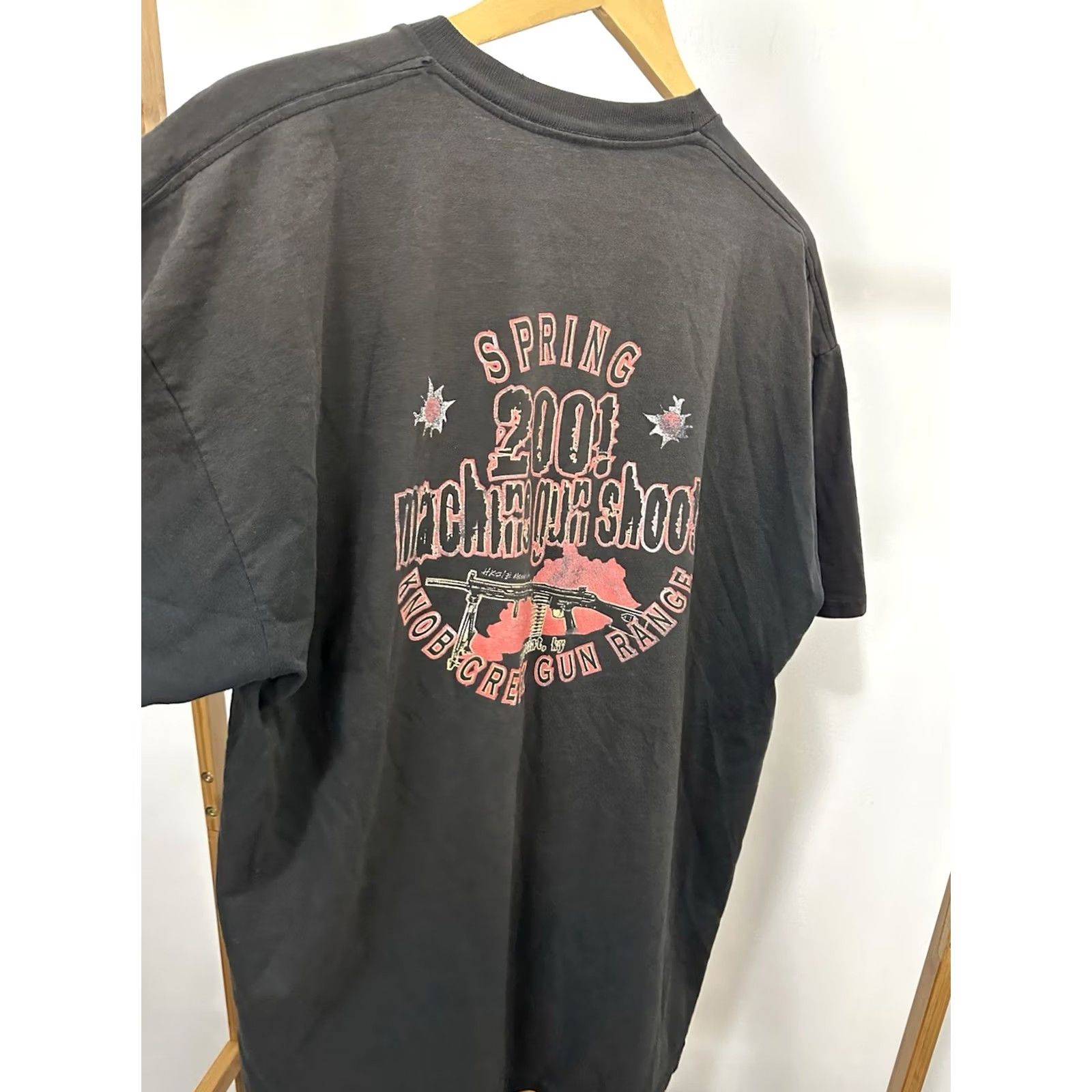 Toy Machine VTG H&K Machine Gun West Point KY Faded Rifle NRA Worn T-Shirt XL Black Mens XL T-Shirt H&K Shirt olds 90s Size US XL / EU 56 / 4 - 3 Thumbnail