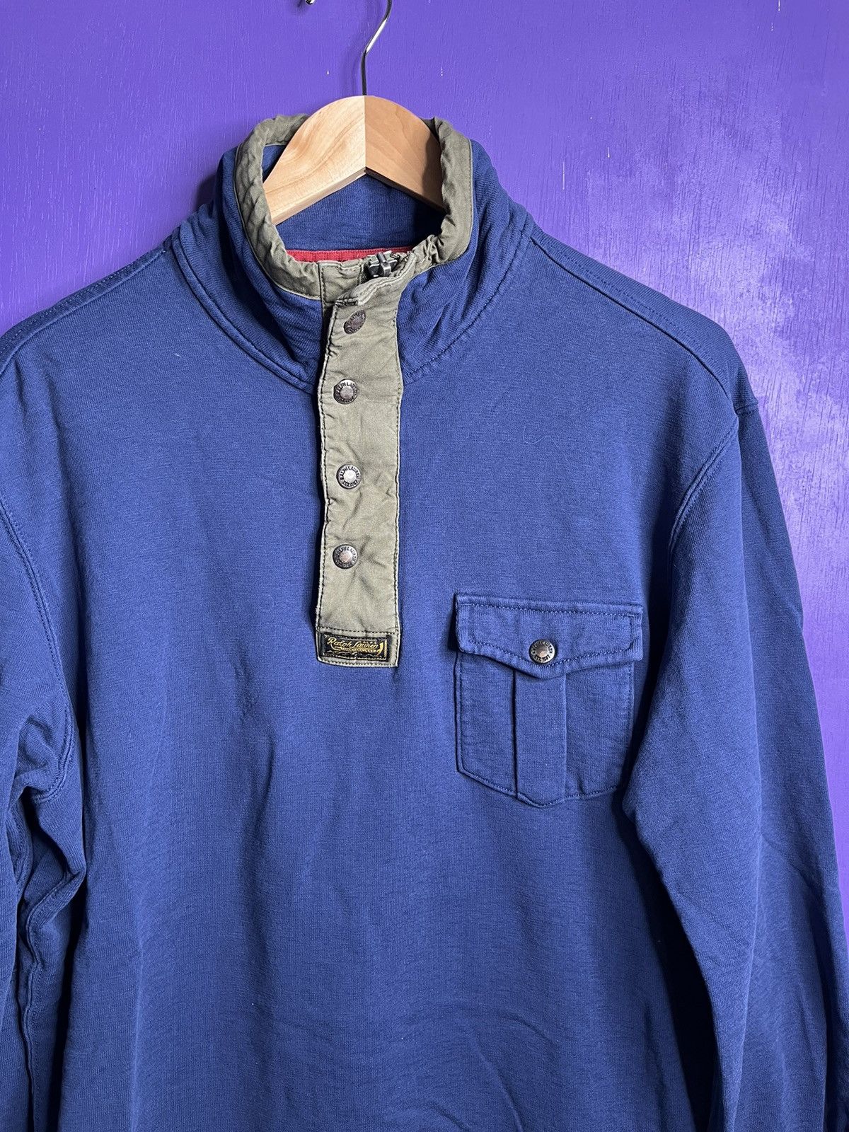 Polo Ralph Lauren Vintage 90s Polo Ralph Lauren snap button polo shirt Size US L / EU 52-54 / 3 - 3 Thumbnail