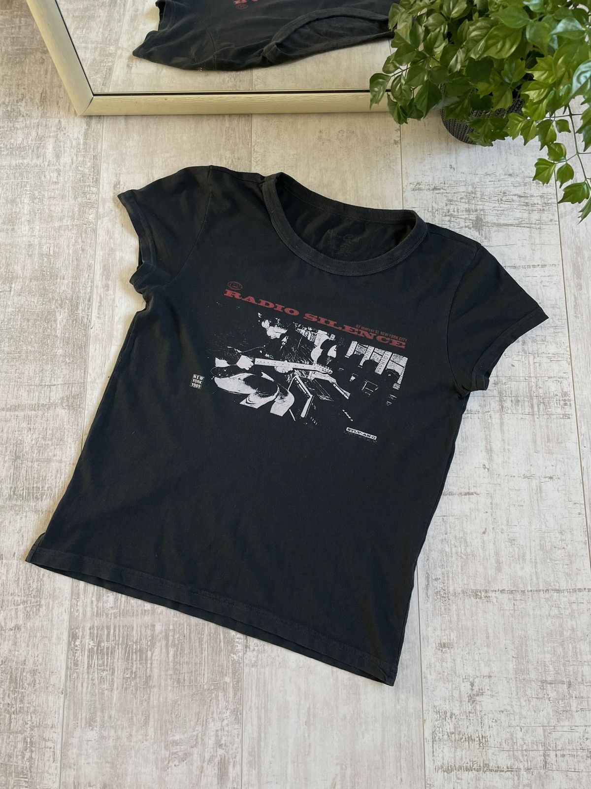 Band Tees × Vintage 1989 Radio Silence New York City T-Shirt VTG Sound VERY RARE Size M / US 6-8 / IT 42-44 - 1 Thumbnail