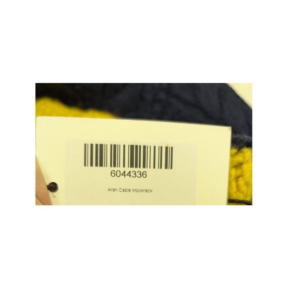 Aime Leon Dore o1rshd1 Aran Cable Mockneck Sweater in Navy Size US M / EU 48-50 / 2 - 20 Thumbnail