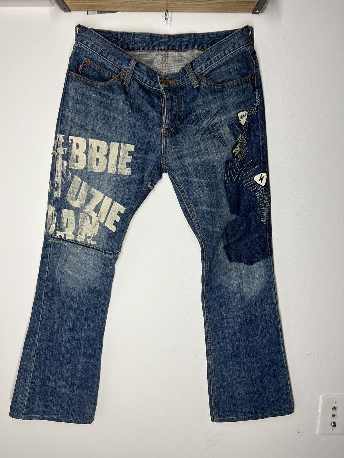 image of Hysteric Glamour Flare Jeans Size M in Blue, Men's