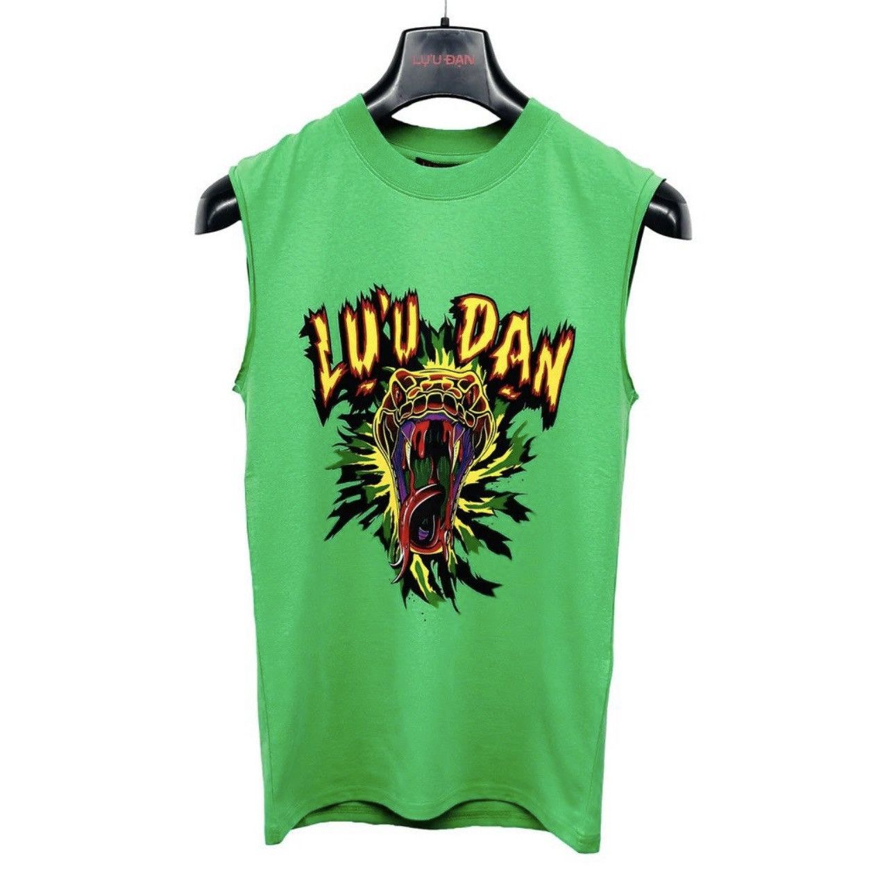 LUU DAN LỰU ĐẠN Lizard Green Sleeveless Top (Unisex) Size US M / EU 48-50 / 2 - 1 Thumbnail