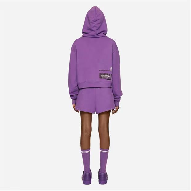 Dolce & Gabbana o1g2r1mq1024 Print Cotton Jersey Shorts in Purple Size 28" / US 6 / IT 42 - 4 Thumbnail