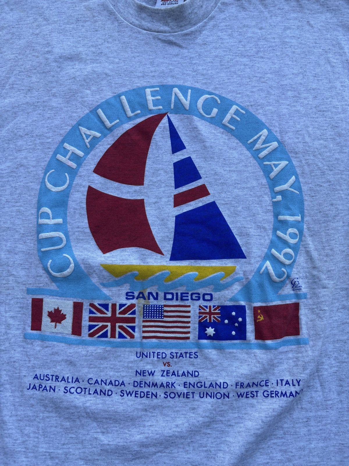 Signal Sport Vintage 1992 Signal Sport “Cup Challenge SD” T-Shirt Size XL Size US XL / EU 56 / 4 - 4 Thumbnail