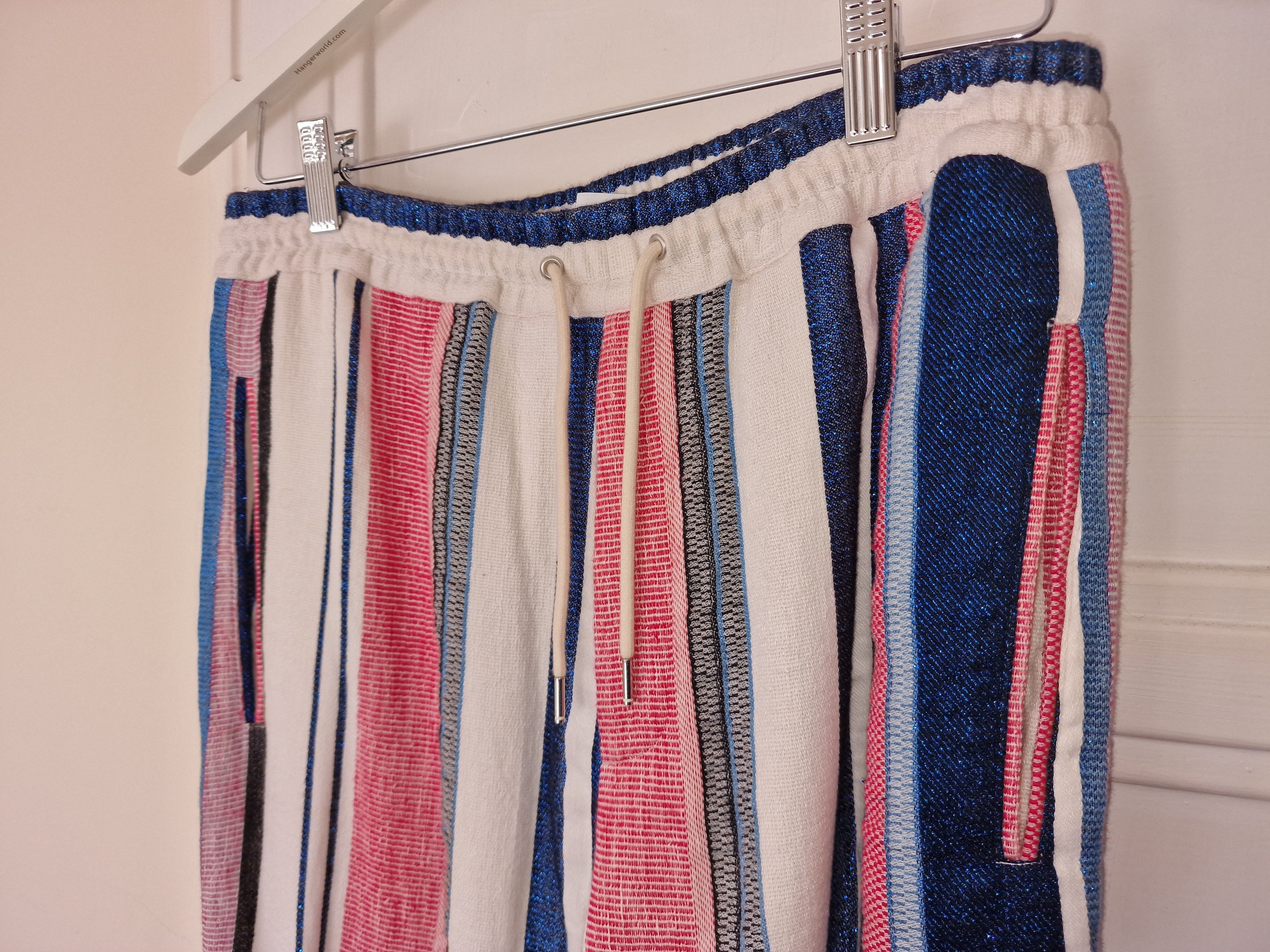 Umit Benan SS17 Linen/Cotton Trousers Stripe (46) Size US 30 / EU 46 - 3 Thumbnail