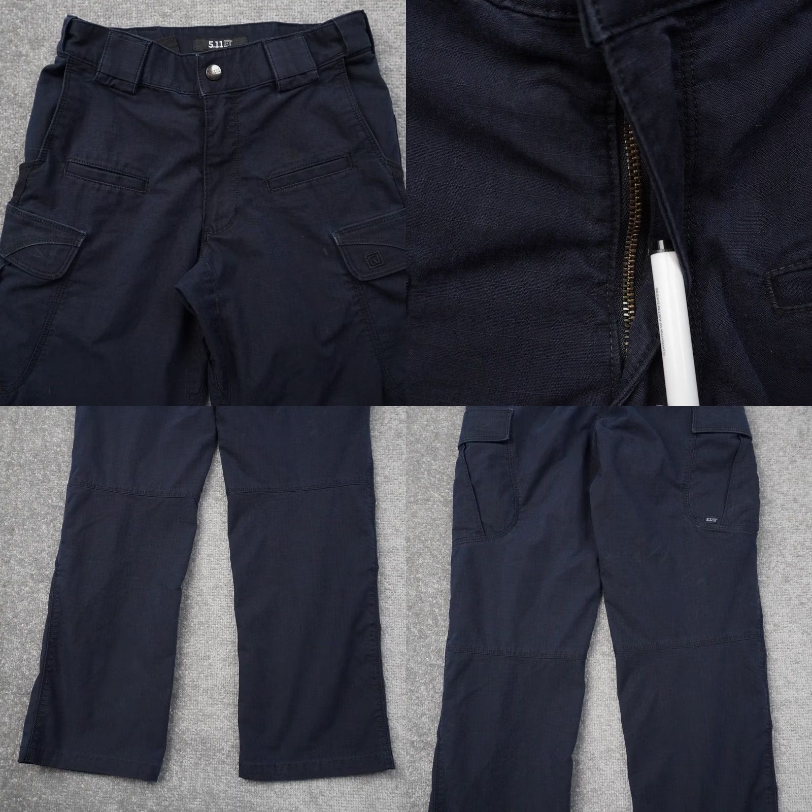 Vintage 5.11 Tactical Cargo Pants Mens 28x30 Blue Straight Leg Workwear Pants Size US 28 / EU 44 - 8 Thumbnail
