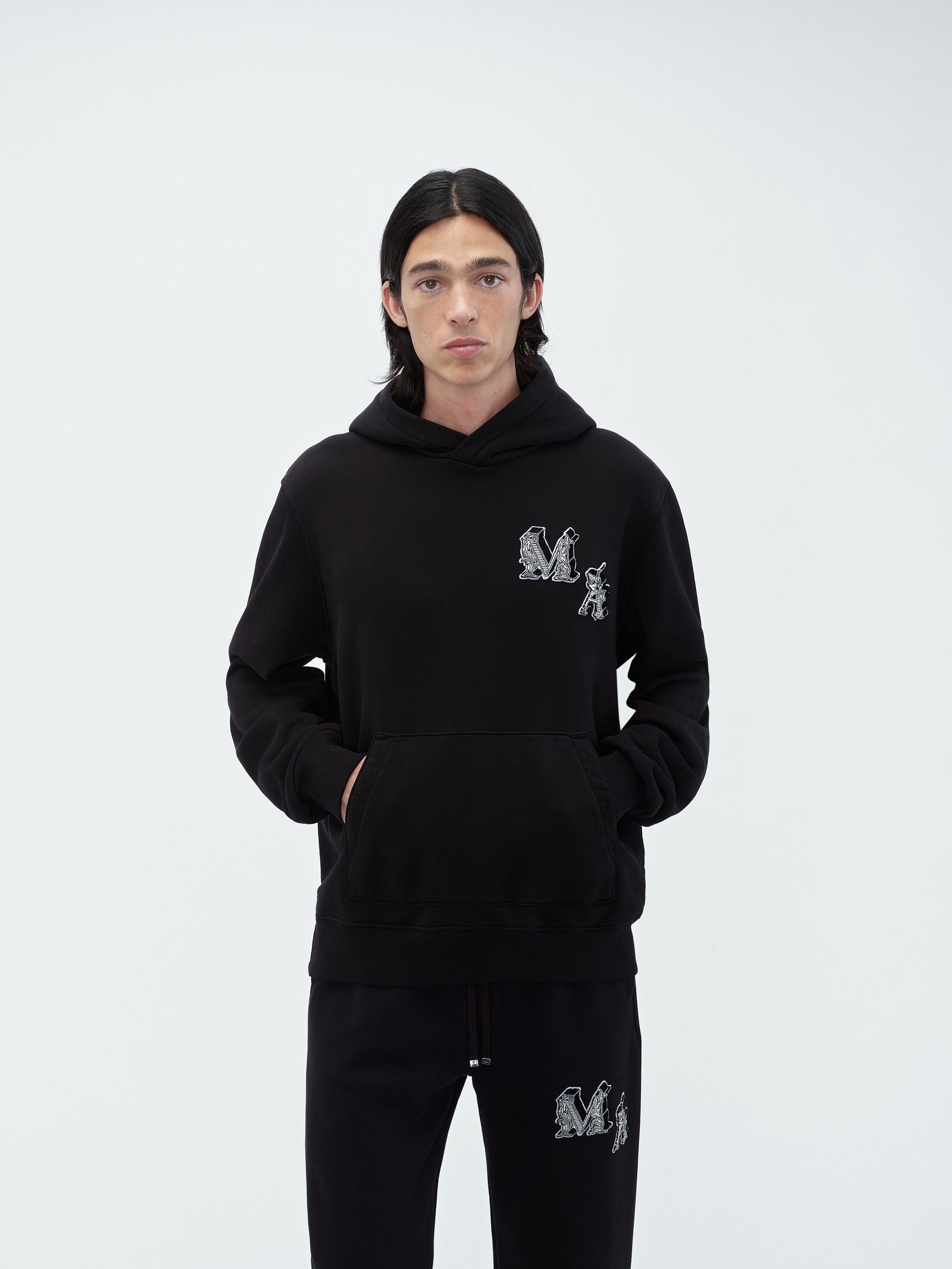 Amiri o1s1wg110425 Angel Hoodie in Black Size US S / EU 44-46 / 1 - 4 Thumbnail