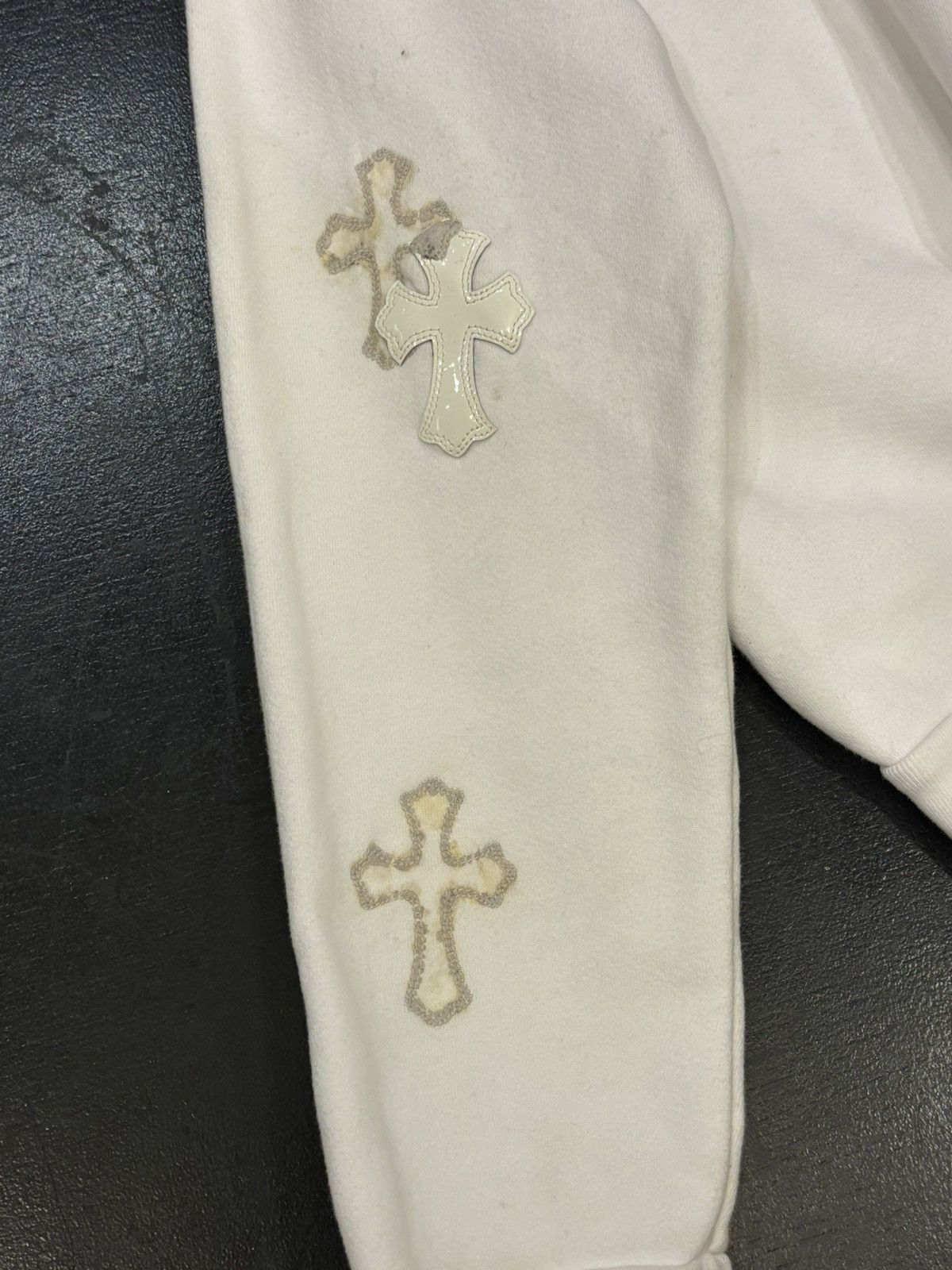 Chrome Hearts Chrome Hearts Cross Patch Quarter Zip - White Size US S / EU 44-46 / 1 - 9 Thumbnail