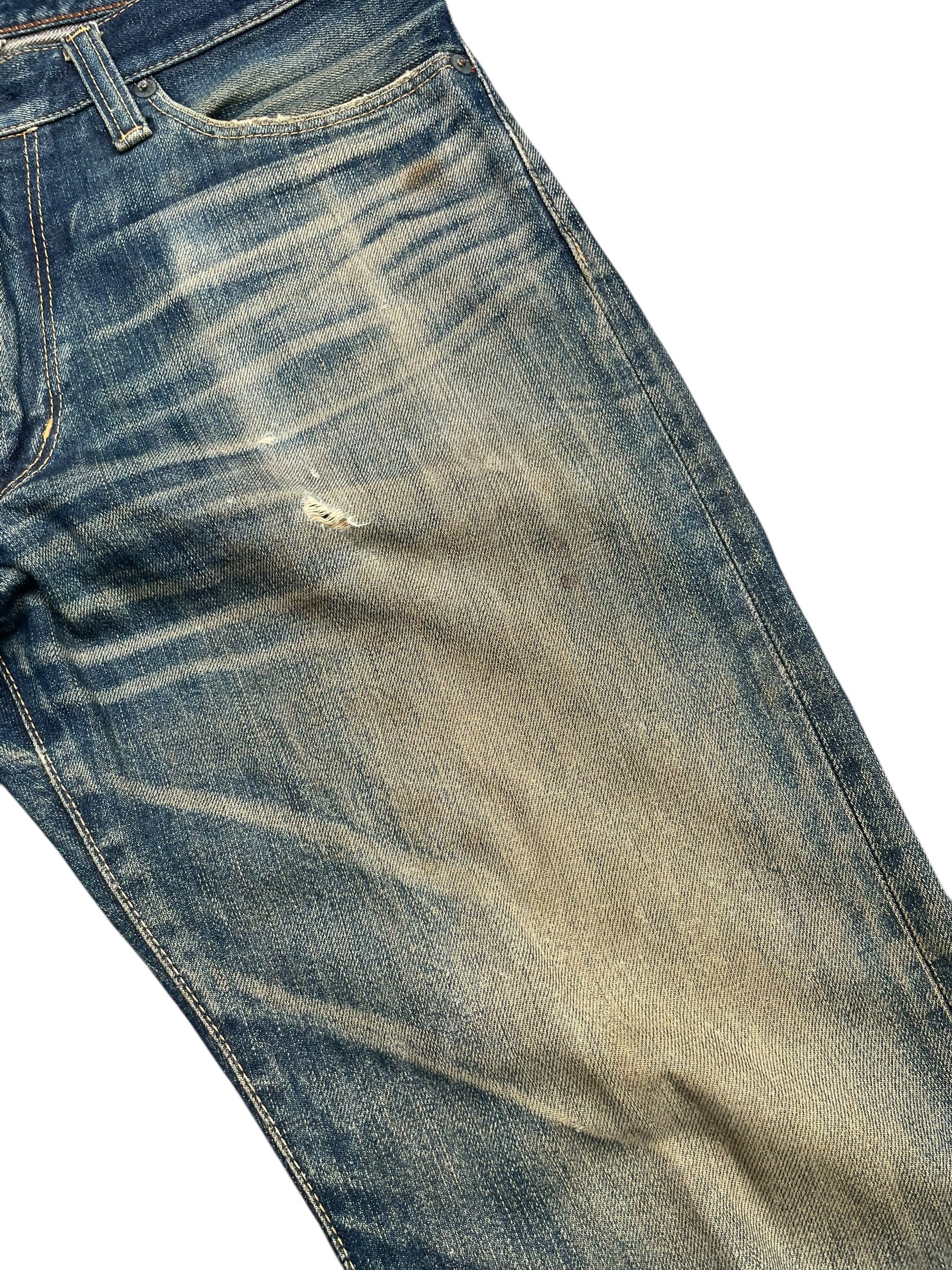 Japanese Brand × Vintage Vintage Back Number Faded Distresed Denim Size US 34 / EU 50 - 4 Thumbnail