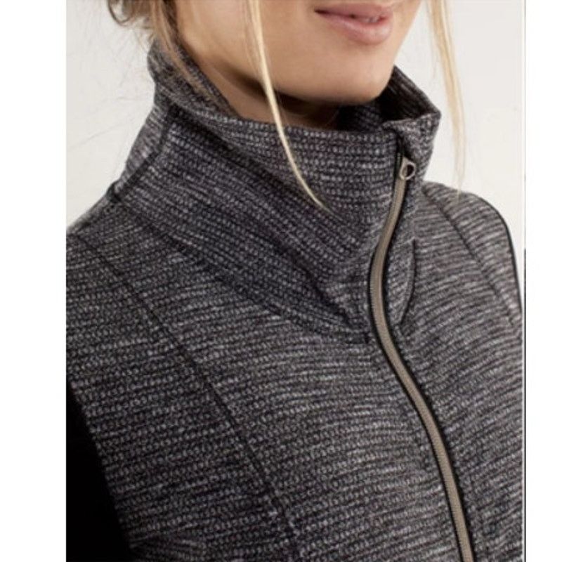 Lululemon Lululemon Daily Yoga Jacket Coco Pique Black/Black Size 8 Size M / US 6-8 / IT 42-44 - 2 Thumbnail