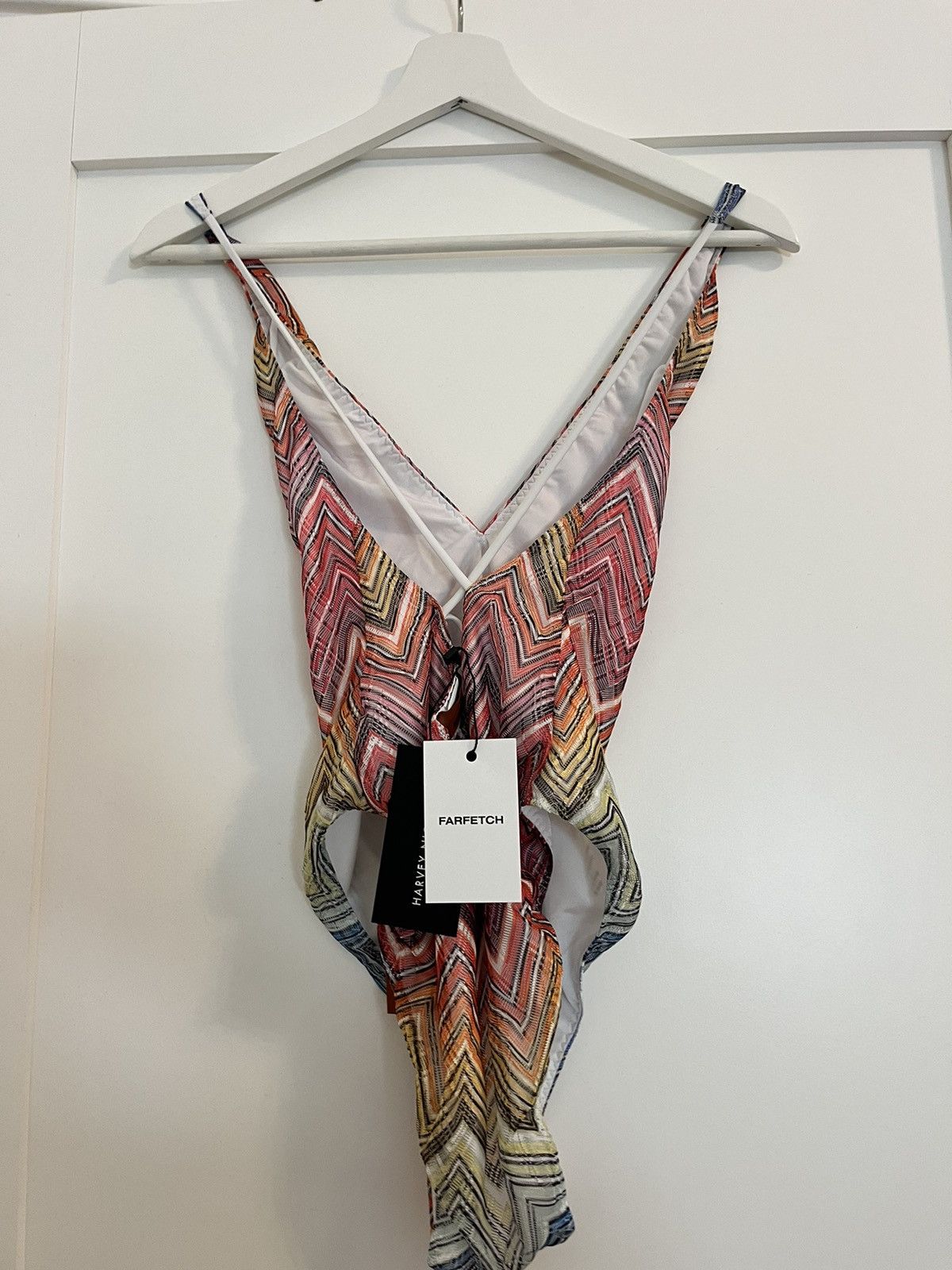Missoni Missoni V-neck zigzag-print swimsuit Size L / US 10 / IT 46 - 3 Thumbnail