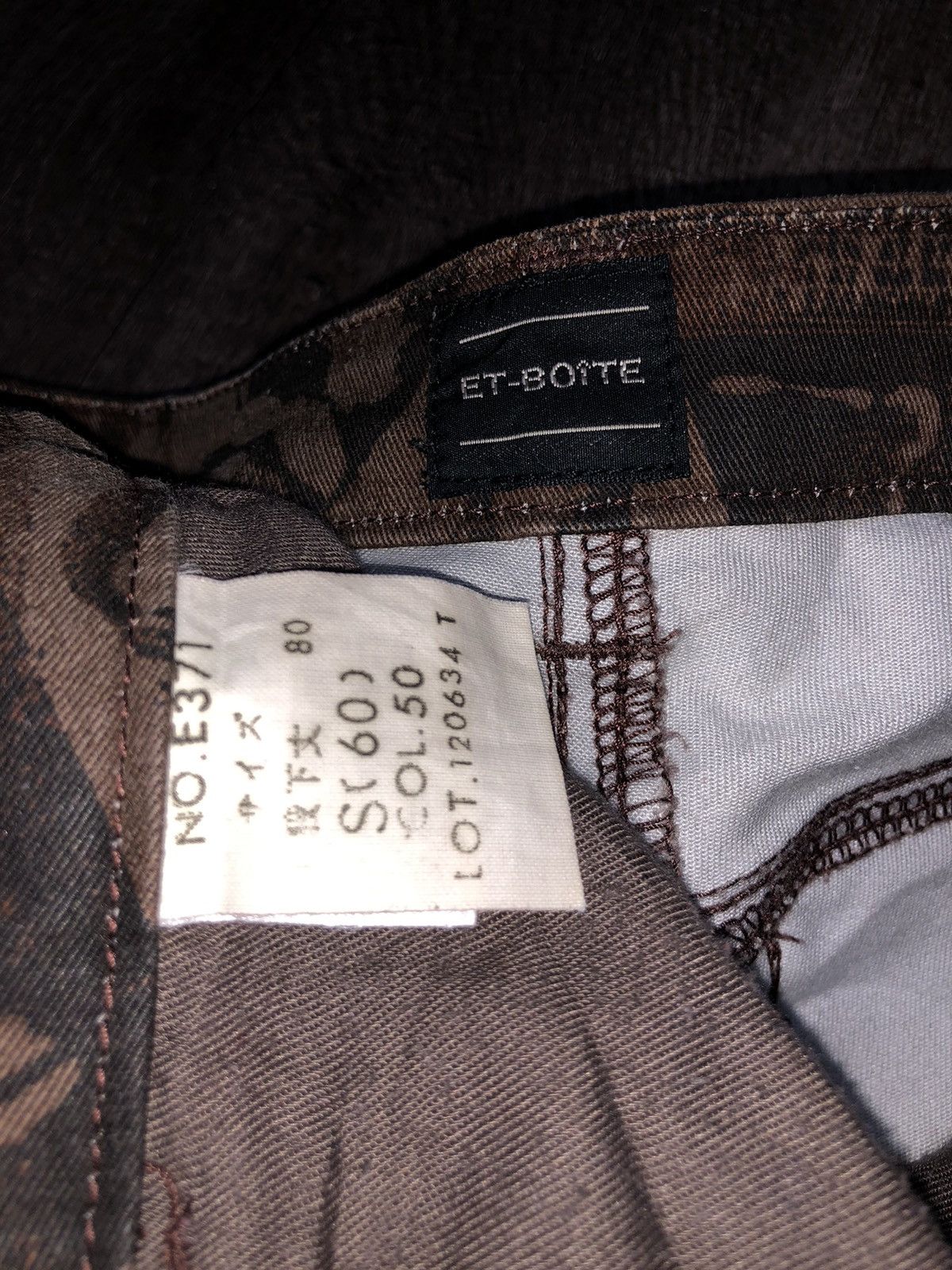Hysteric Glamour × Japanese Brand × Vintage ET-BOITE BLUE WAY JEANS (UNISEX) Size US 27 - 19 Thumbnail