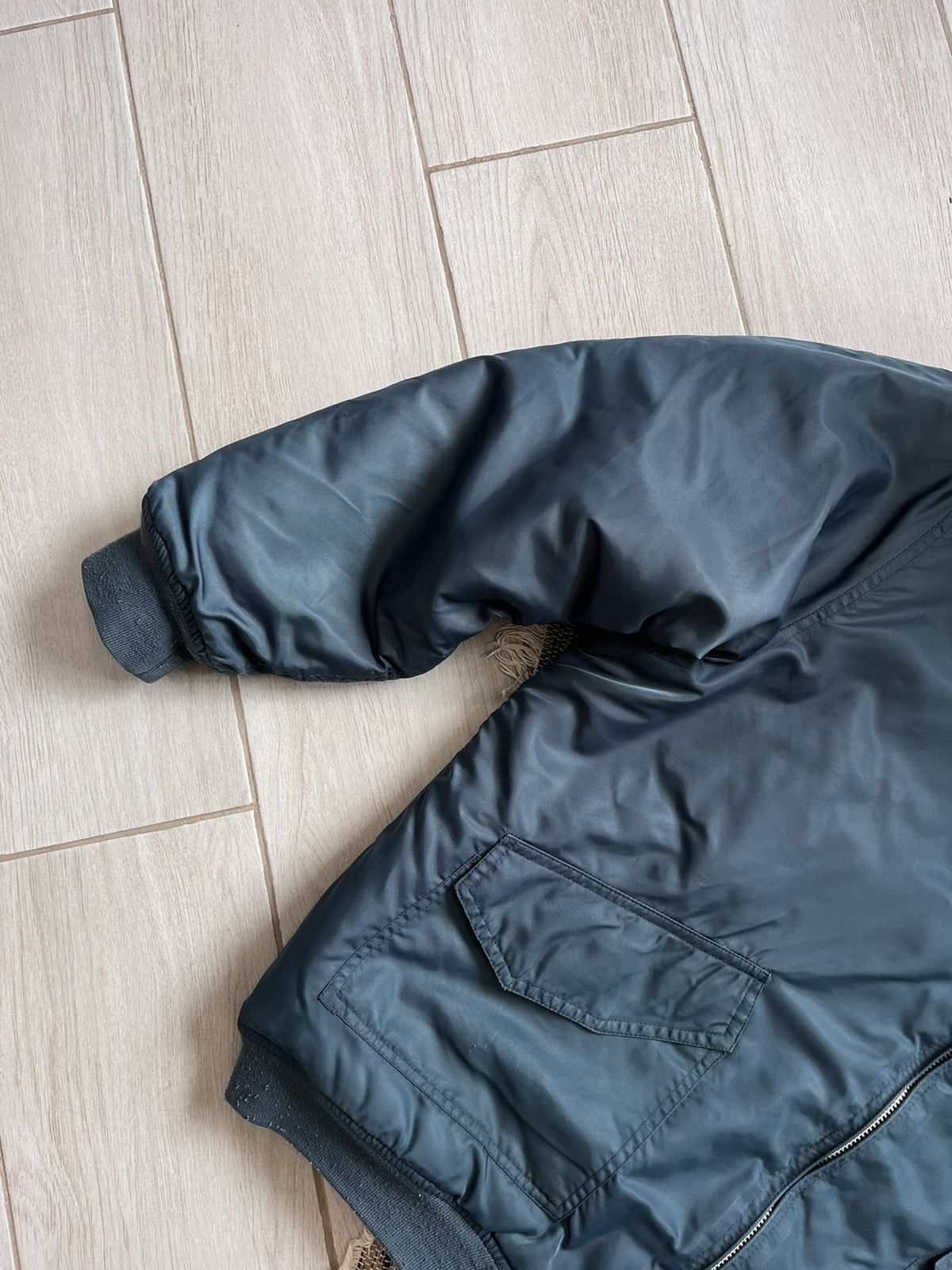 Schott × Vintage Vintage Schott NYC Bomber jacket MA-2 flyer military Size US XXL / EU 58 / 5 - 3 Thumbnail